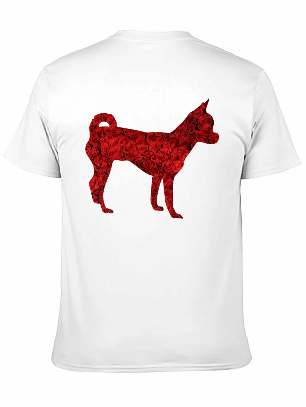 Floral Dog T-Shirt - Unique Rose Design