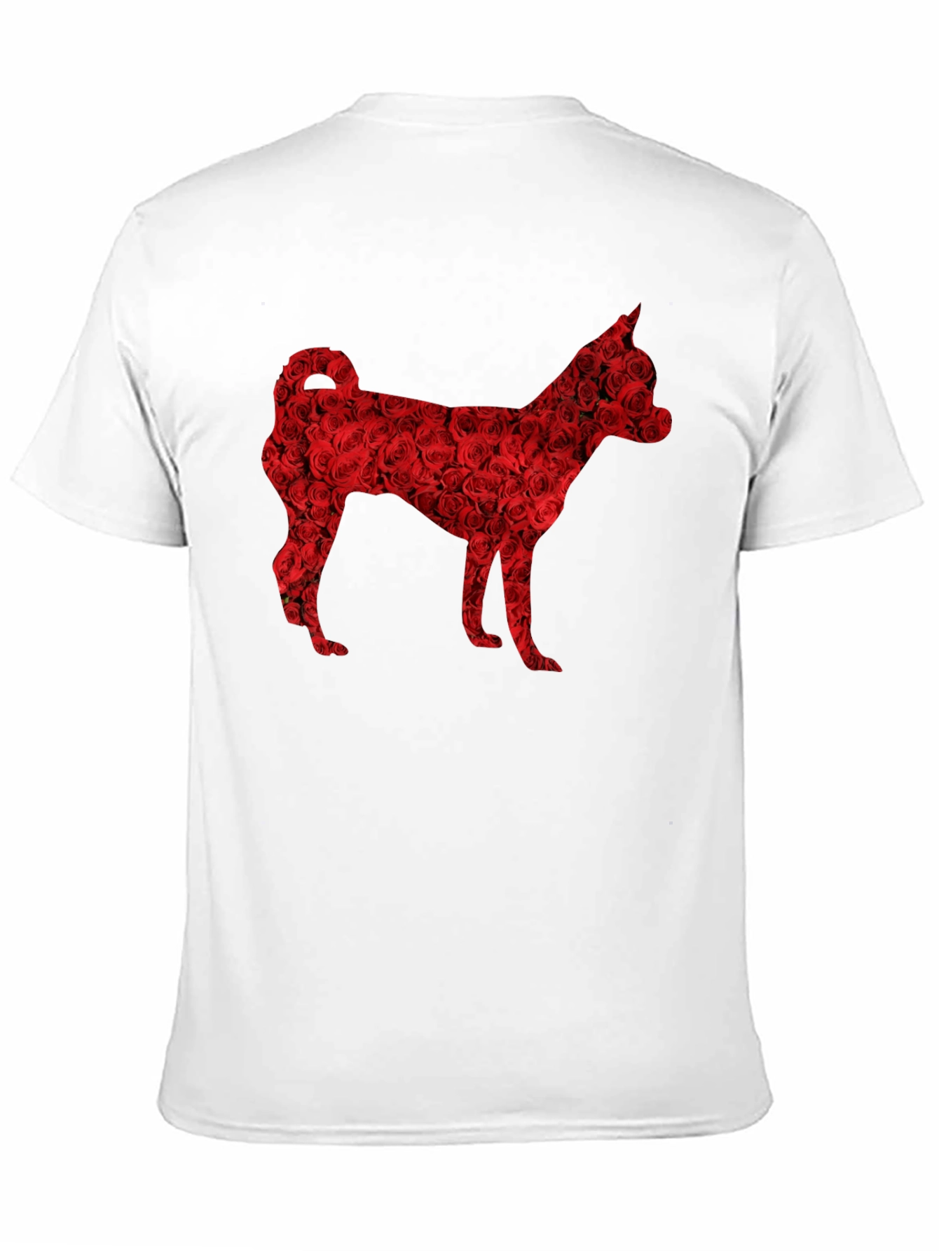 Floral Dog T-Shirt - Unique Rose Design