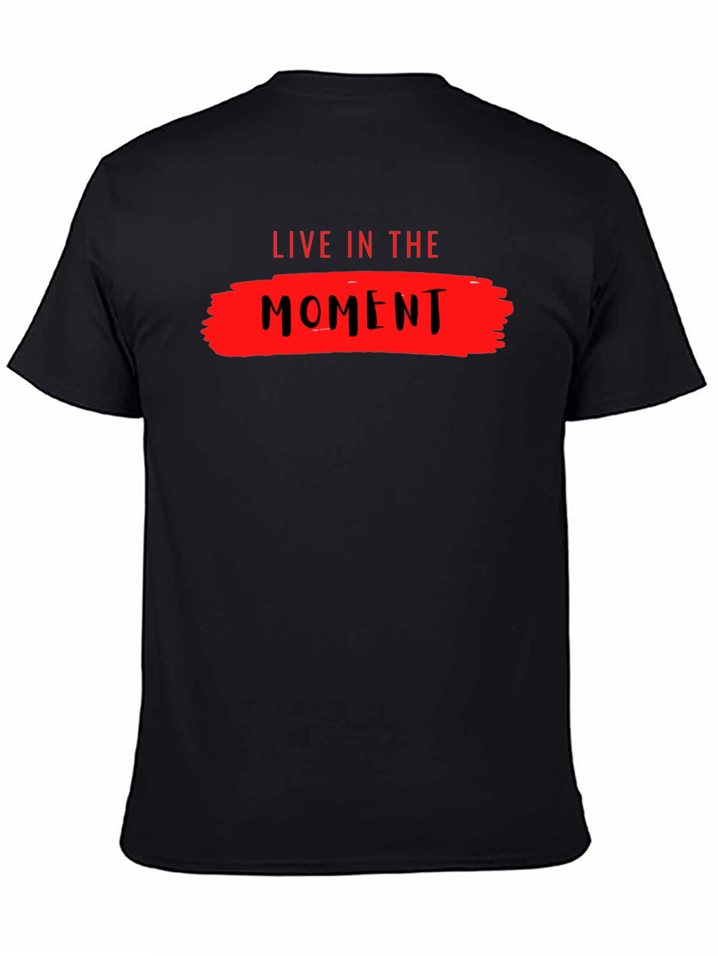 Live in the Moment Graphic Tee - Black
