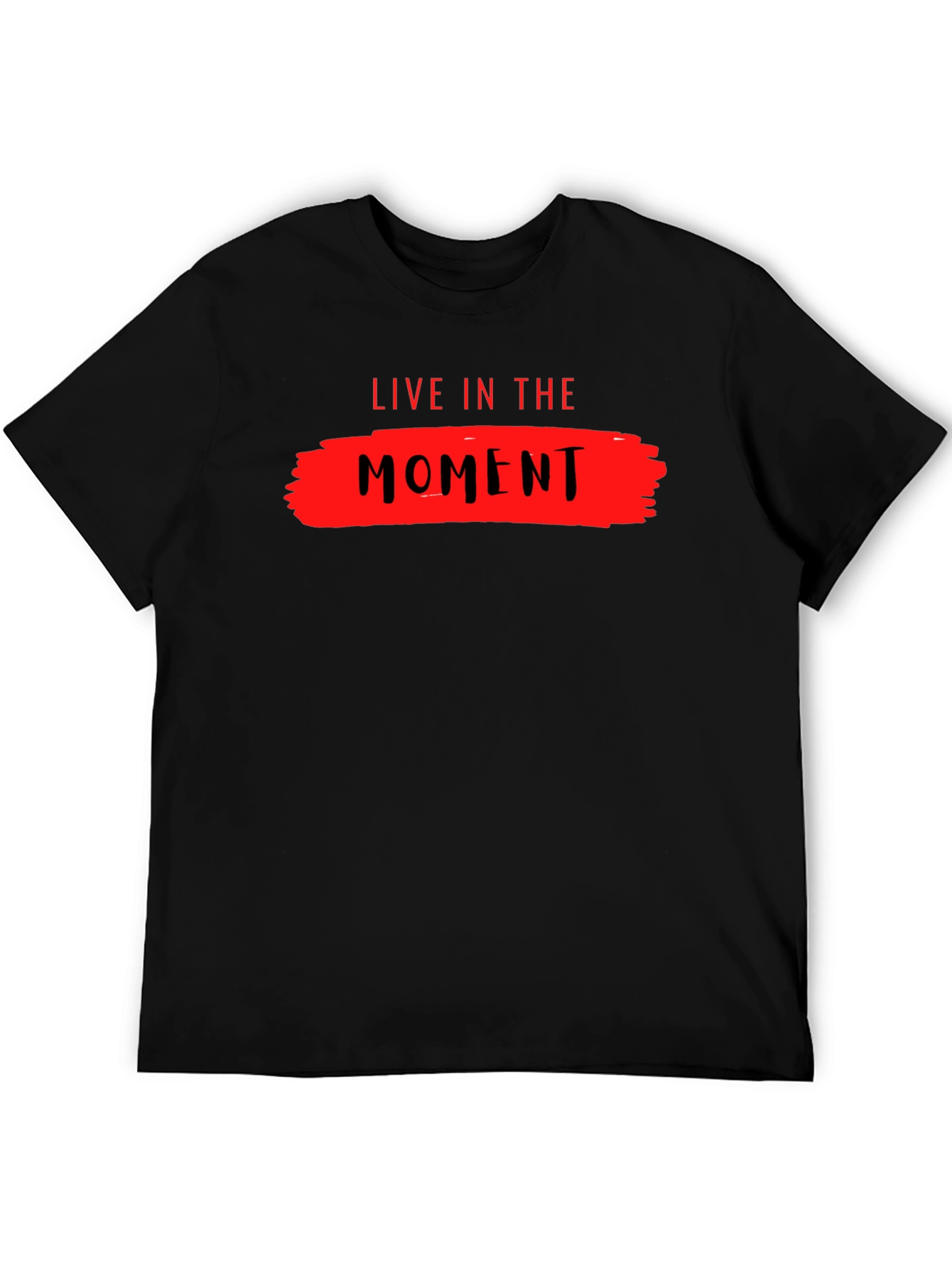 Live in the Moment Graphic Tee - Black