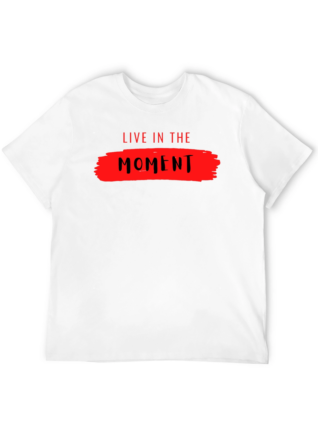 Live in the Moment Graphic Tee - Black