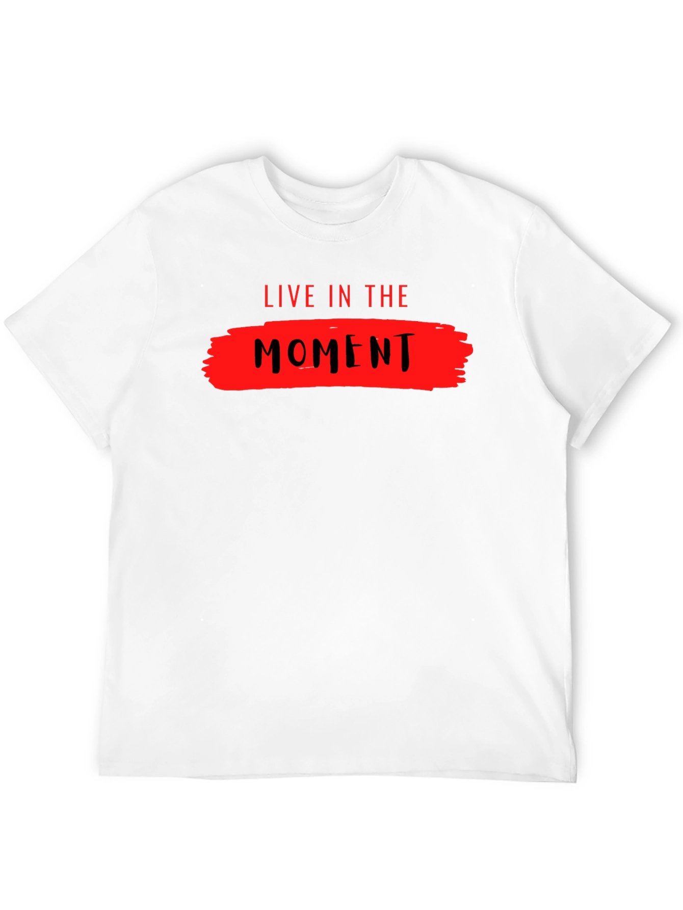 Live in the Moment Graphic Tee - Black
