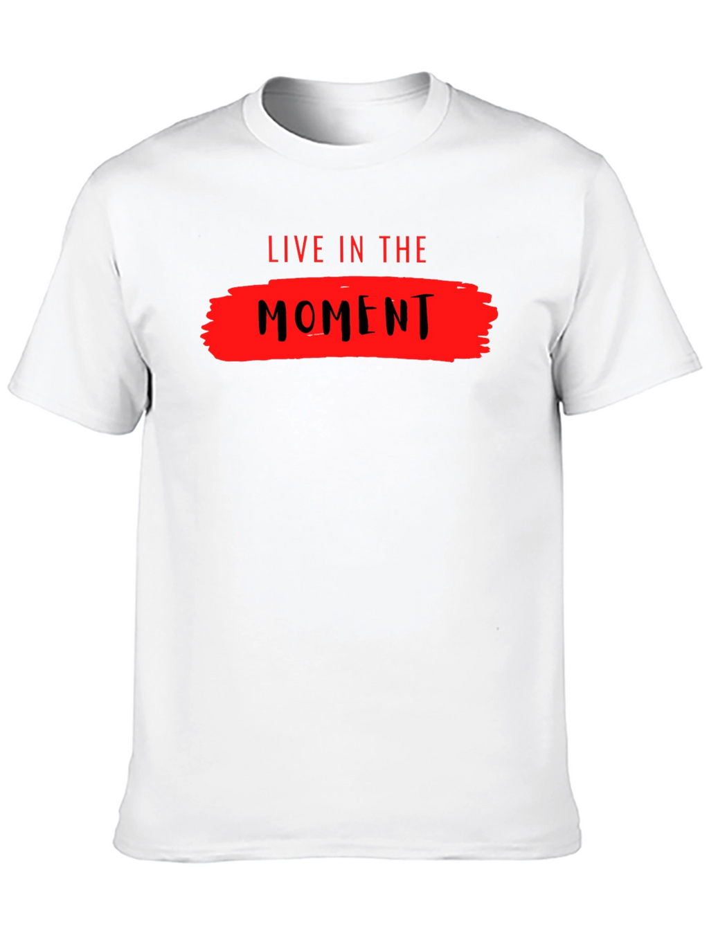 Live in the Moment Graphic Tee - Black
