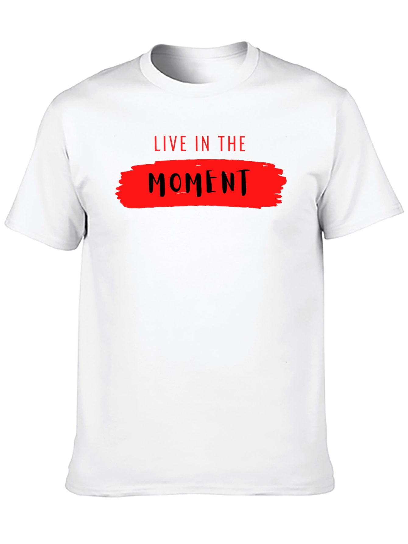 Live in the Moment Graphic Tee - Black