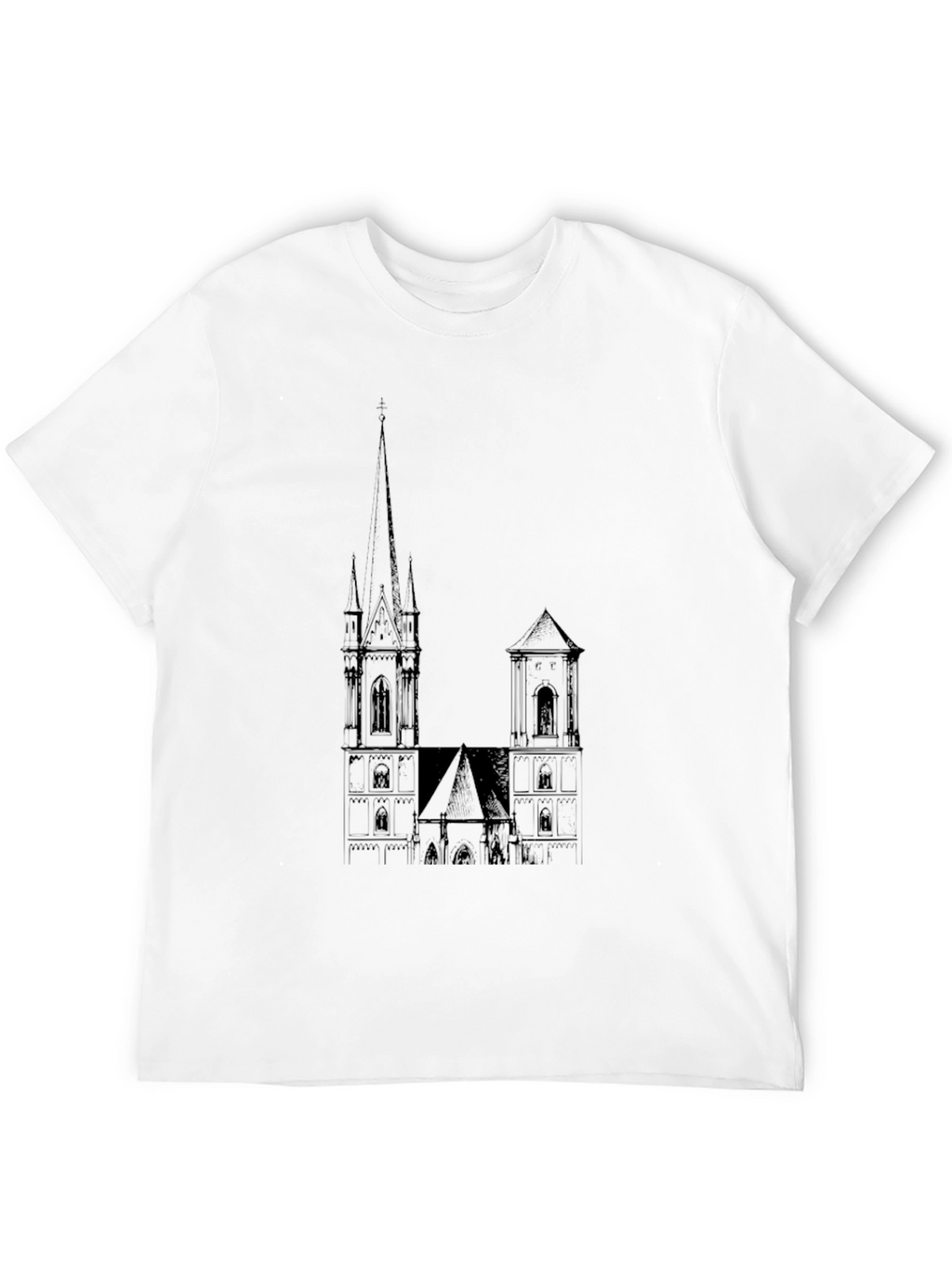 Classic Black Church Graphic Tee
