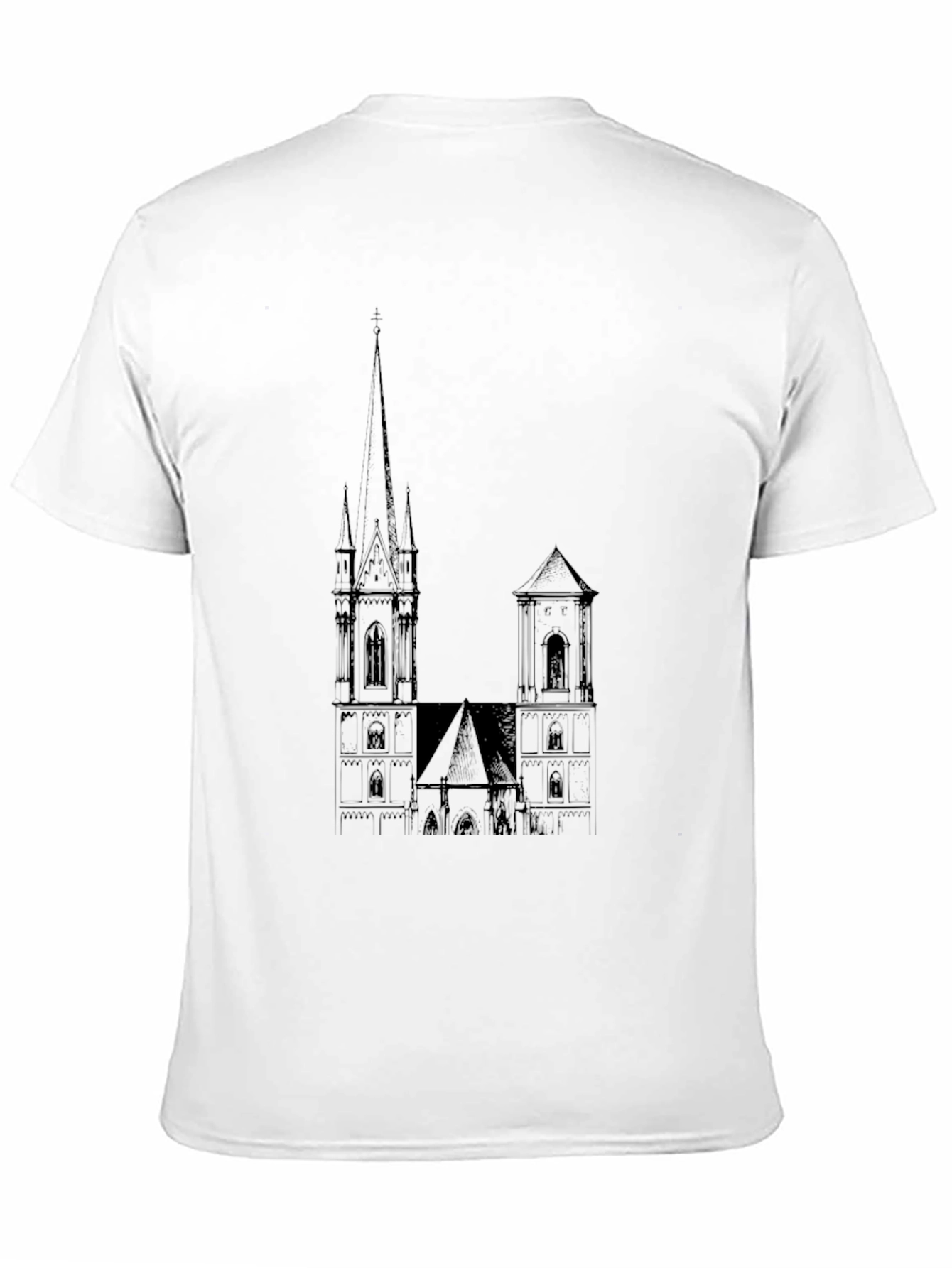 Classic Black Church Graphic Tee