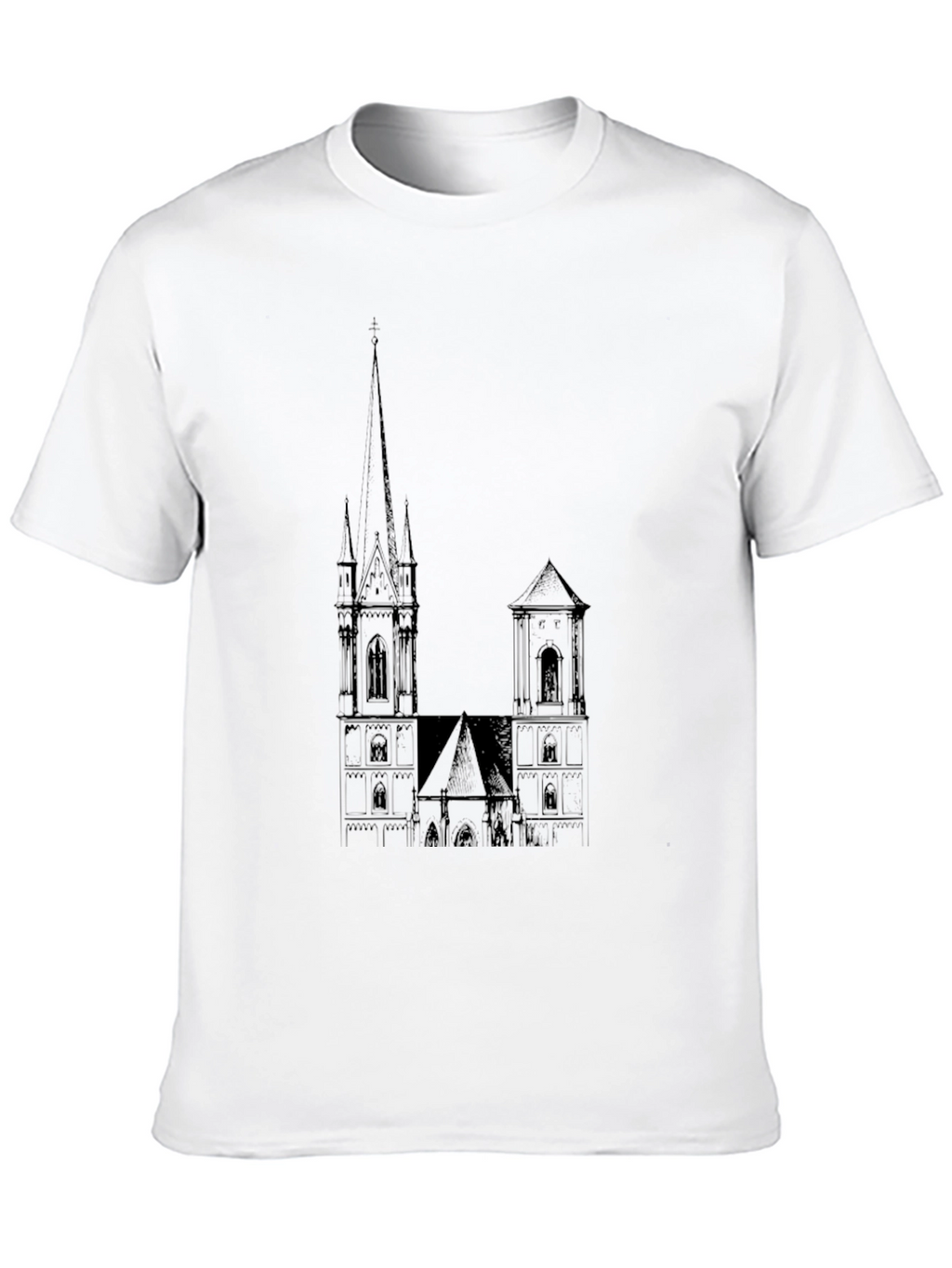 Classic Black Church Graphic Tee