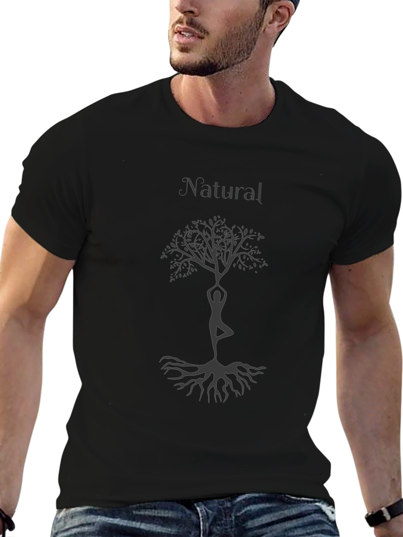 Natural Tree Yoga Graphic Tee