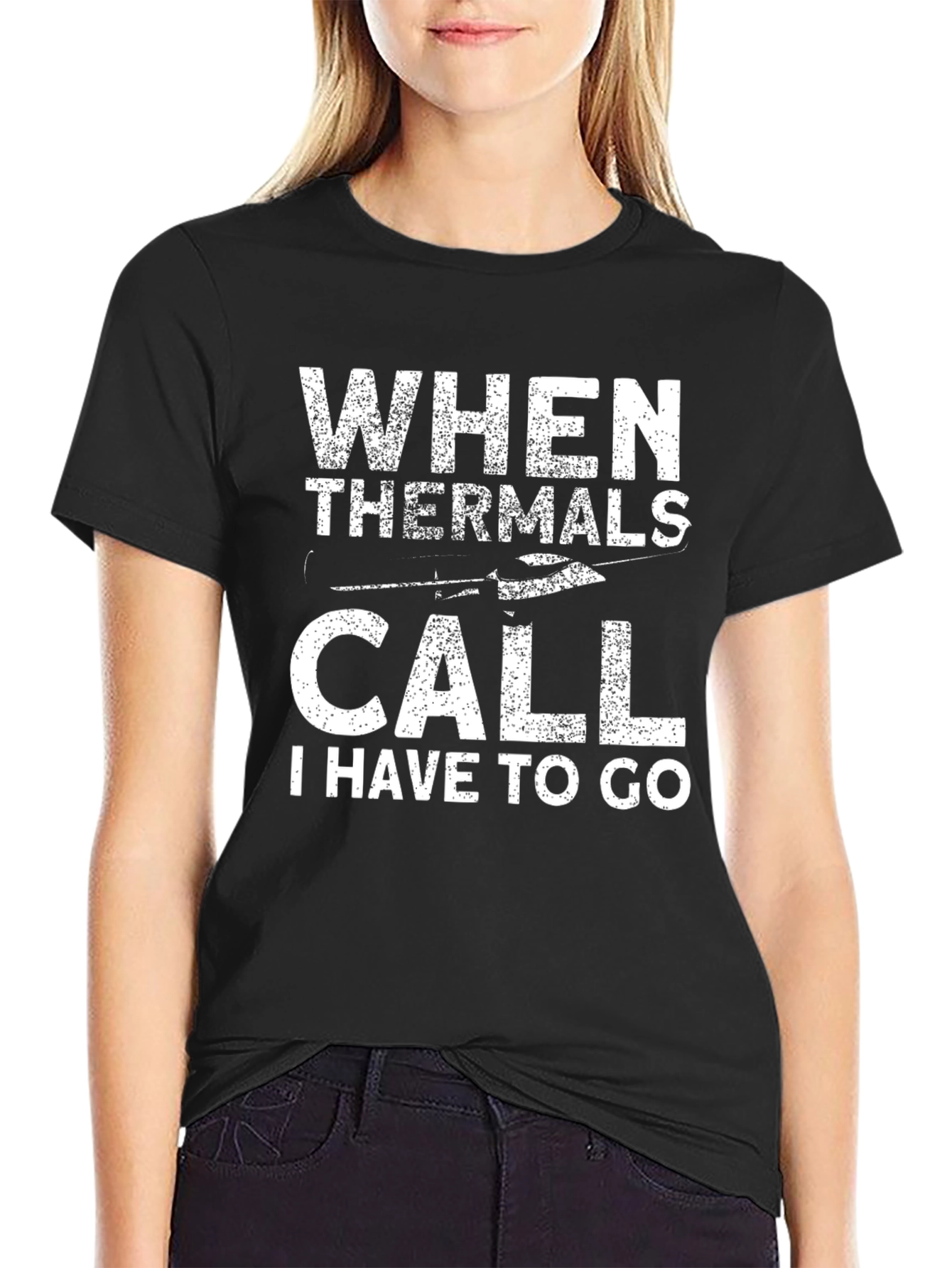 When Thermals Call T-Shirt - Gliding Enthusiast Tee