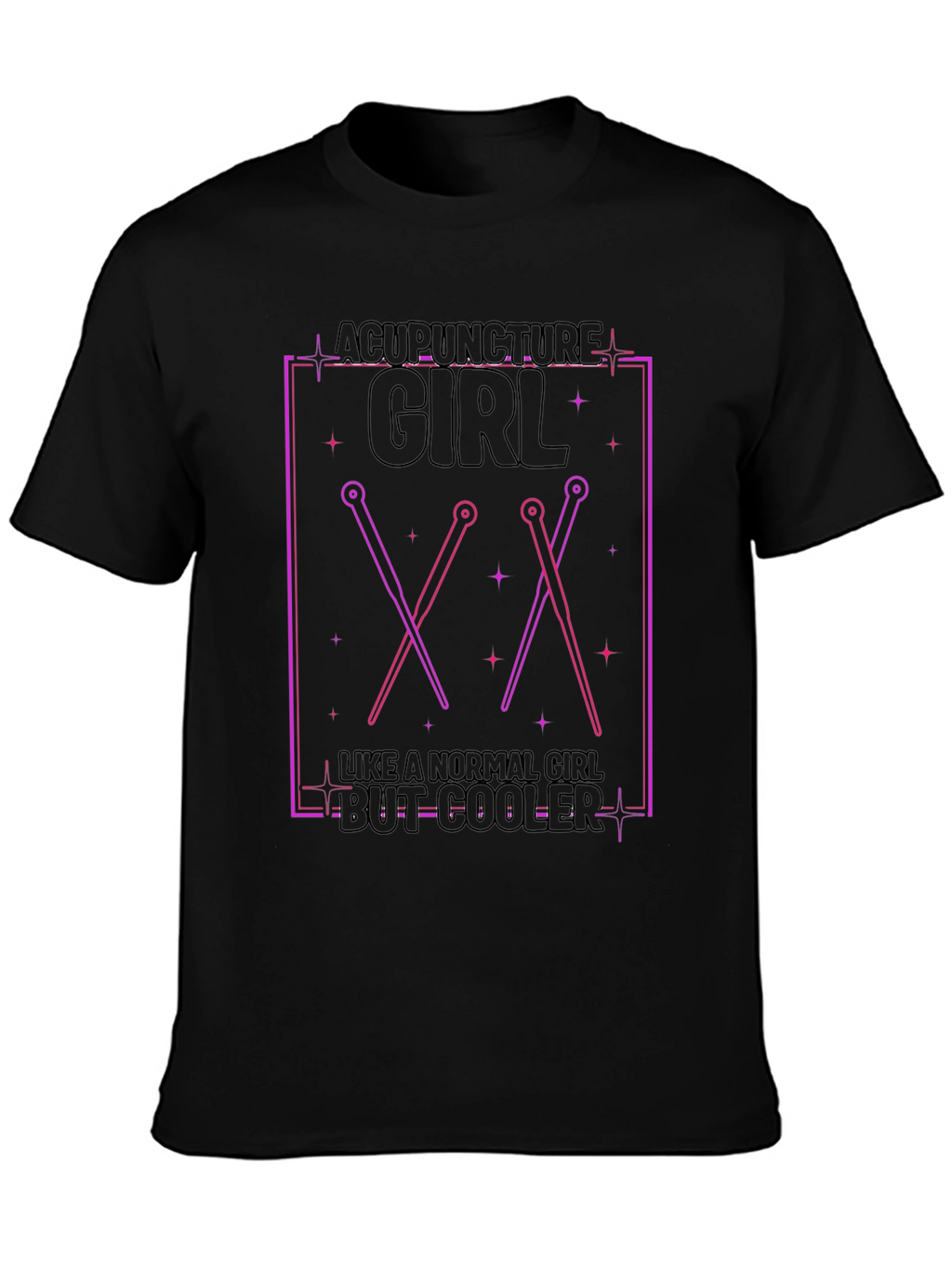 Acupuncture Girl T-Shirt - Cooler Than Normal