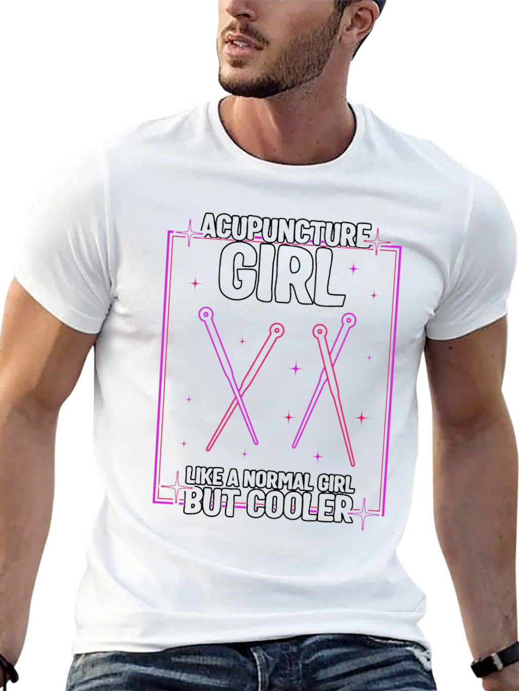 Acupuncture Girl T-Shirt - Cooler Than Normal