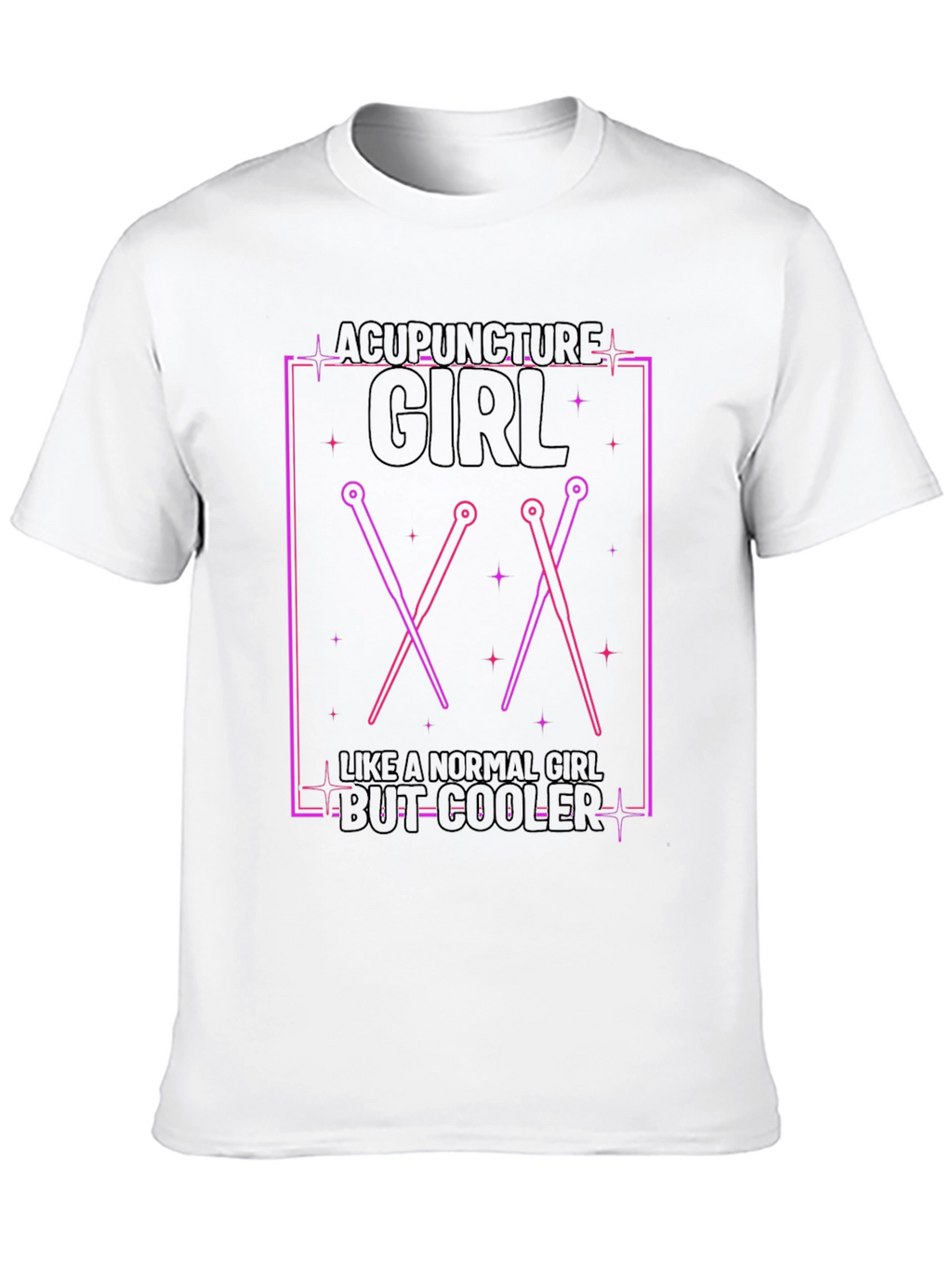 Acupuncture Girl T-Shirt - Cooler Than Normal