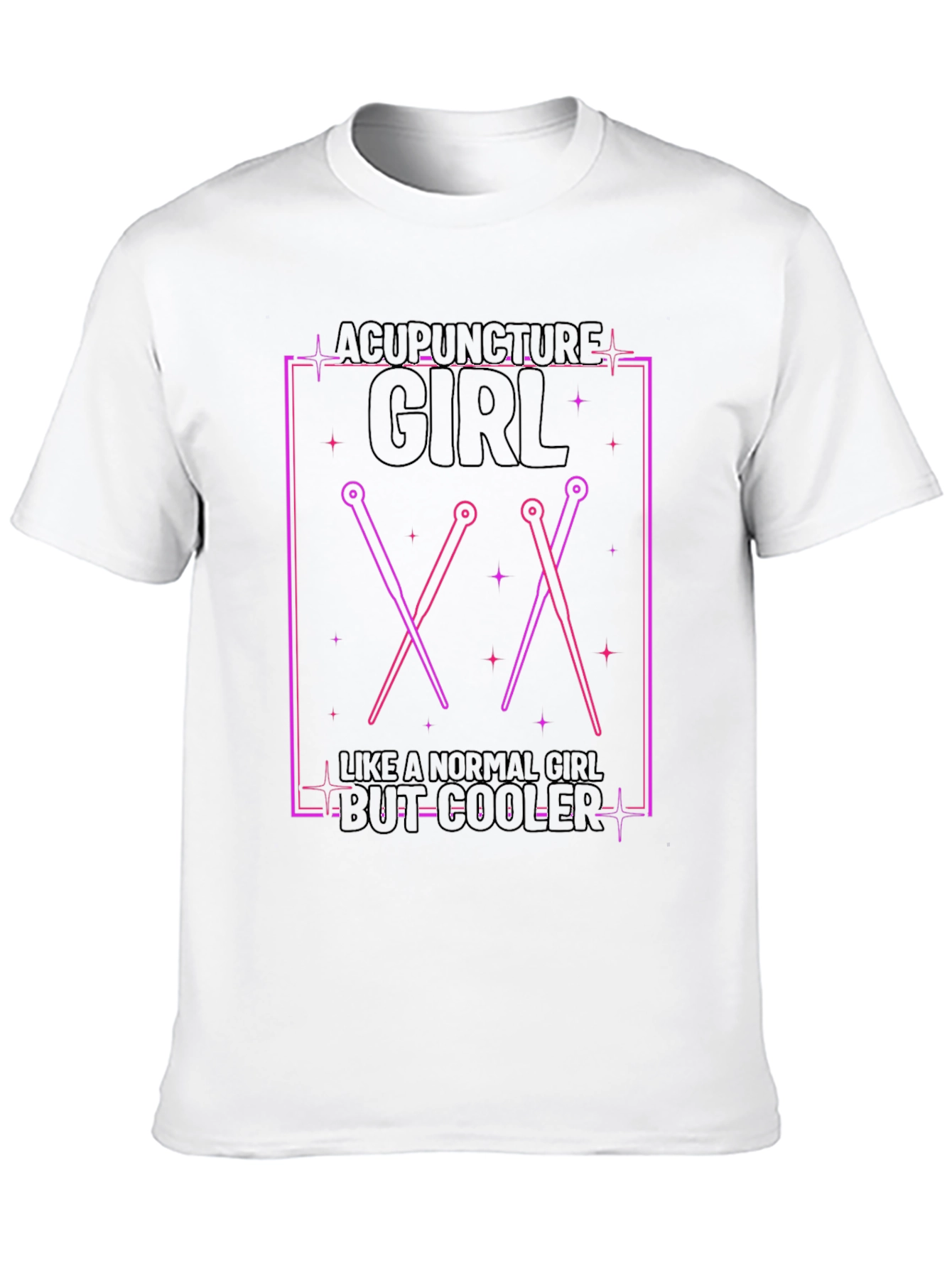 Acupuncture Girl T-Shirt - Cooler Than Normal