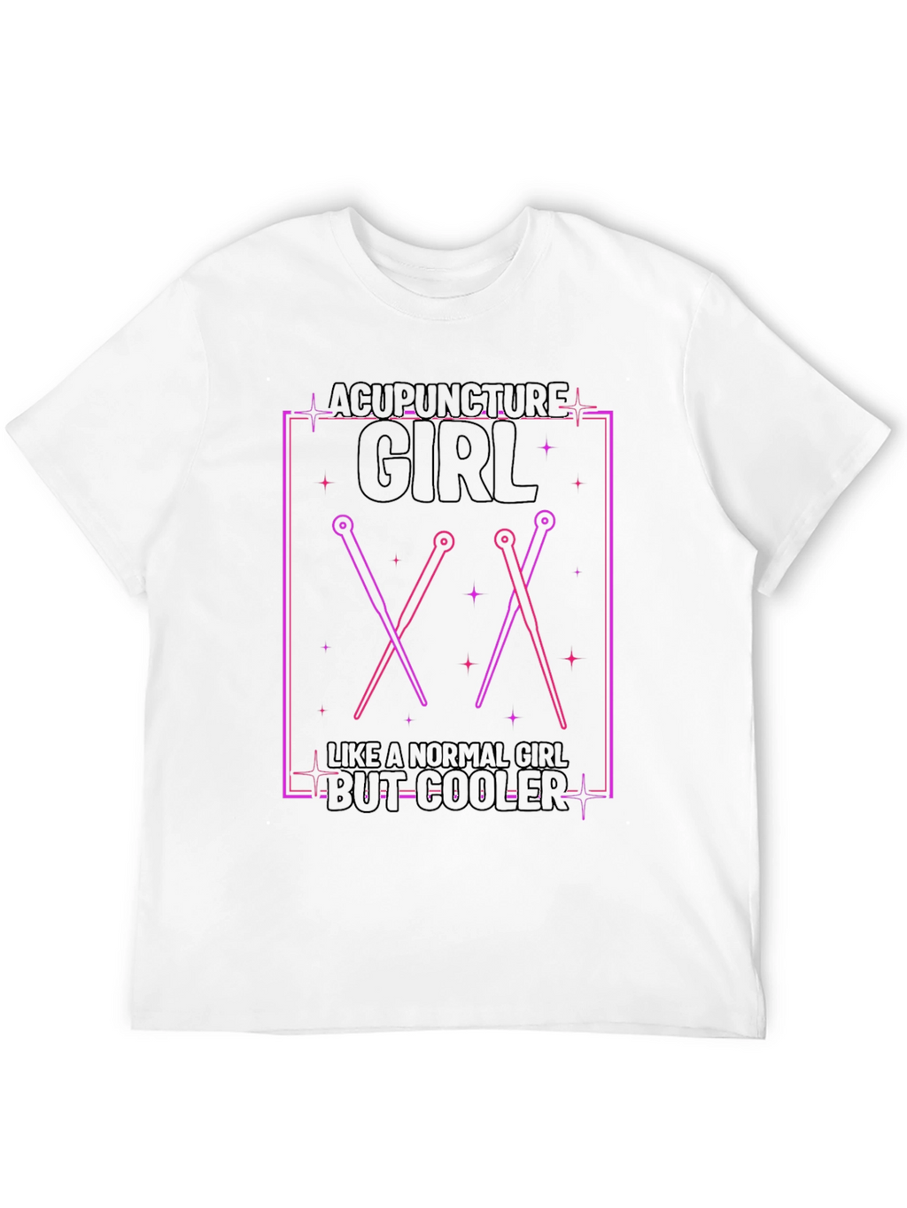 Acupuncture Girl T-Shirt - Cooler Than Normal
