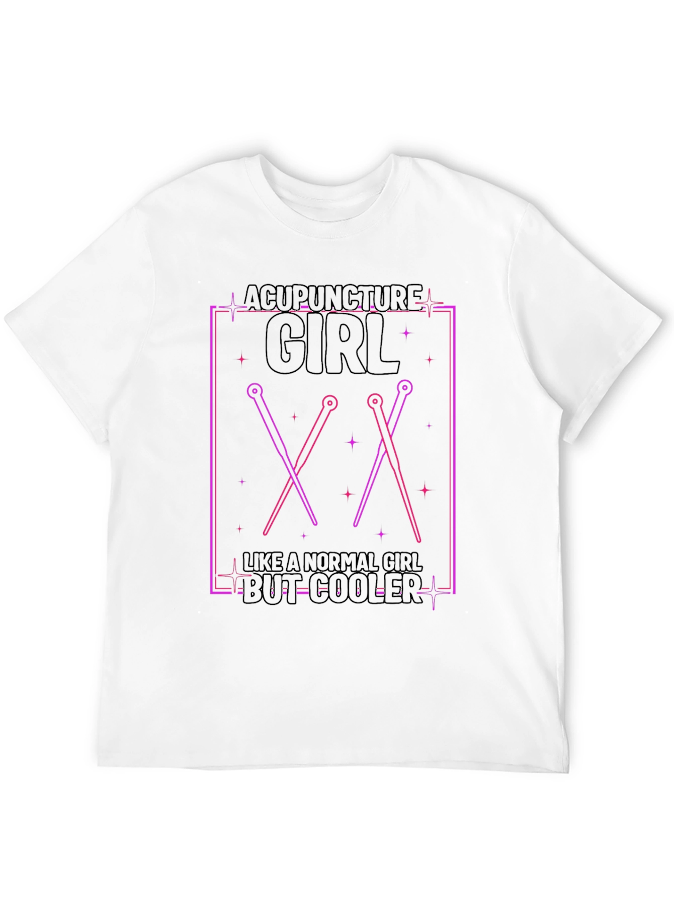 Acupuncture Girl T-Shirt - Cooler Than Normal
