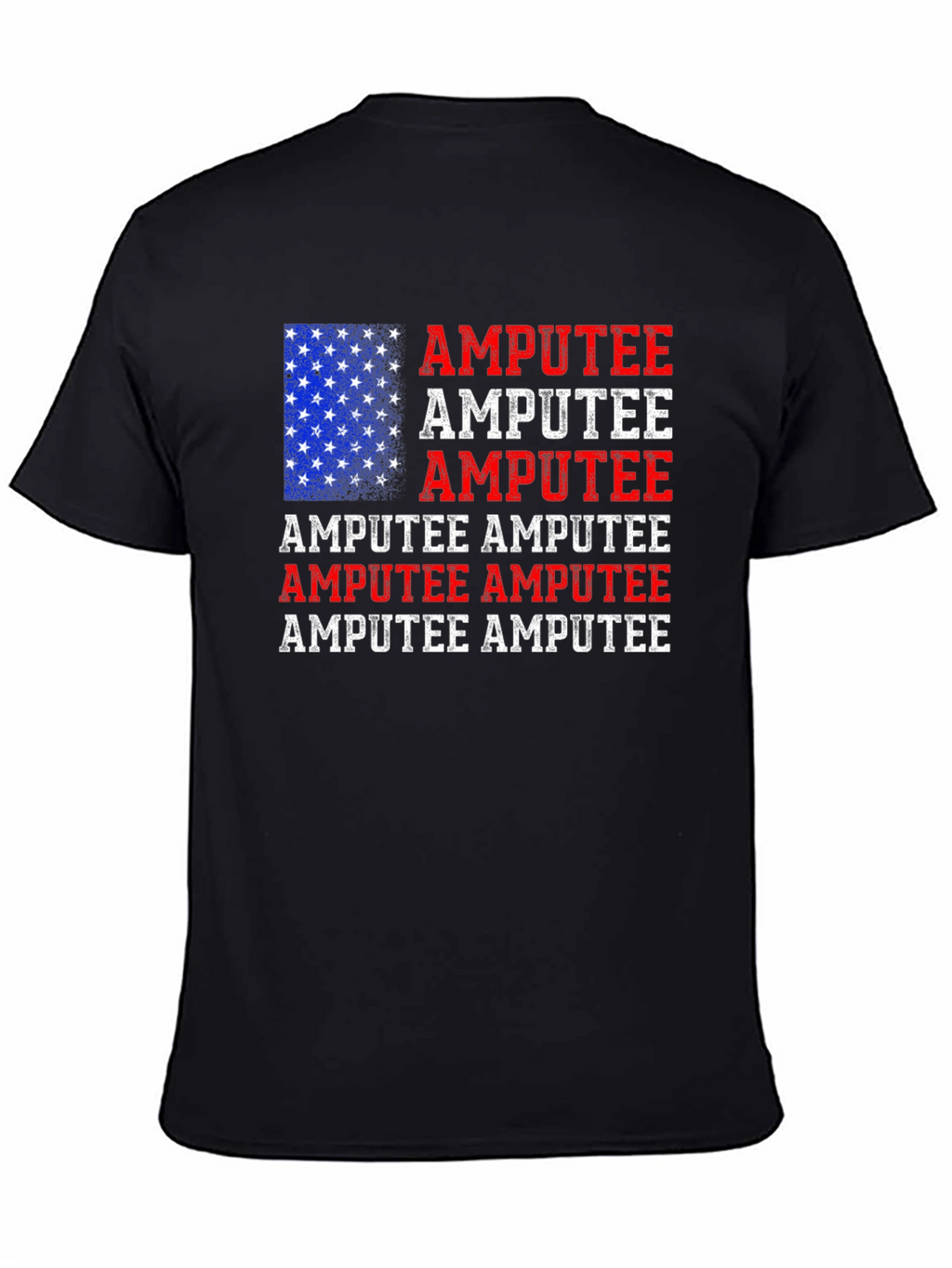 Amputee USA Flag Graphic Tee