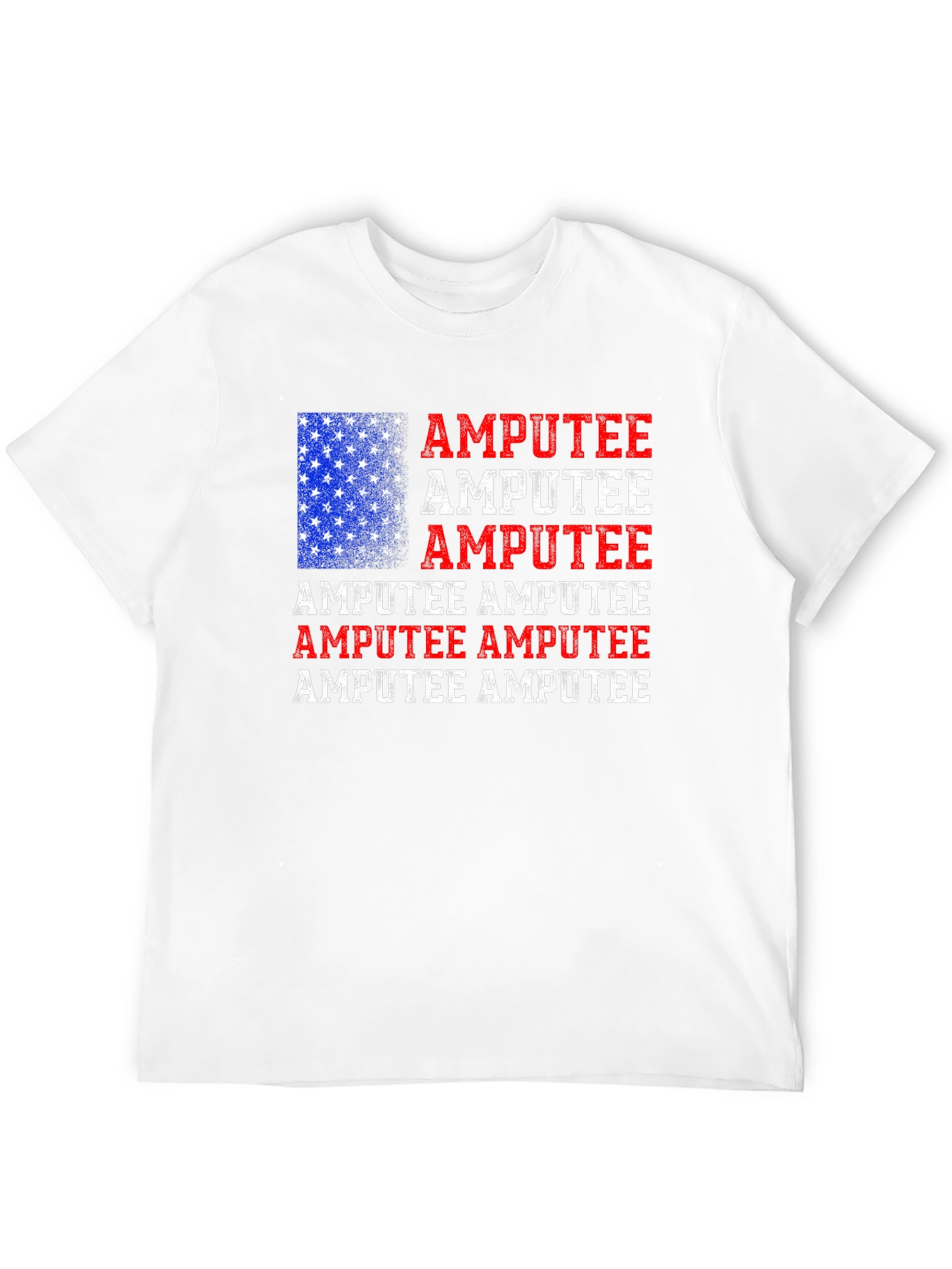 Amputee USA Flag Graphic Tee