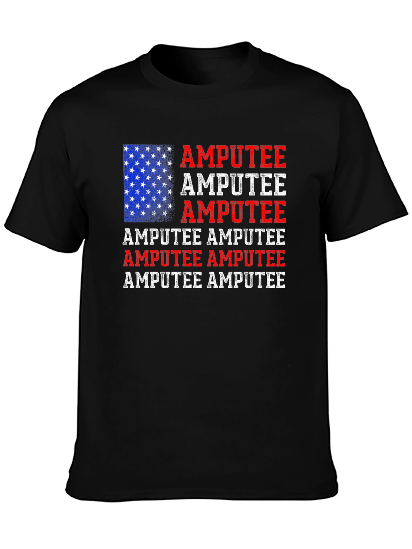 Amputee USA Flag Graphic Tee