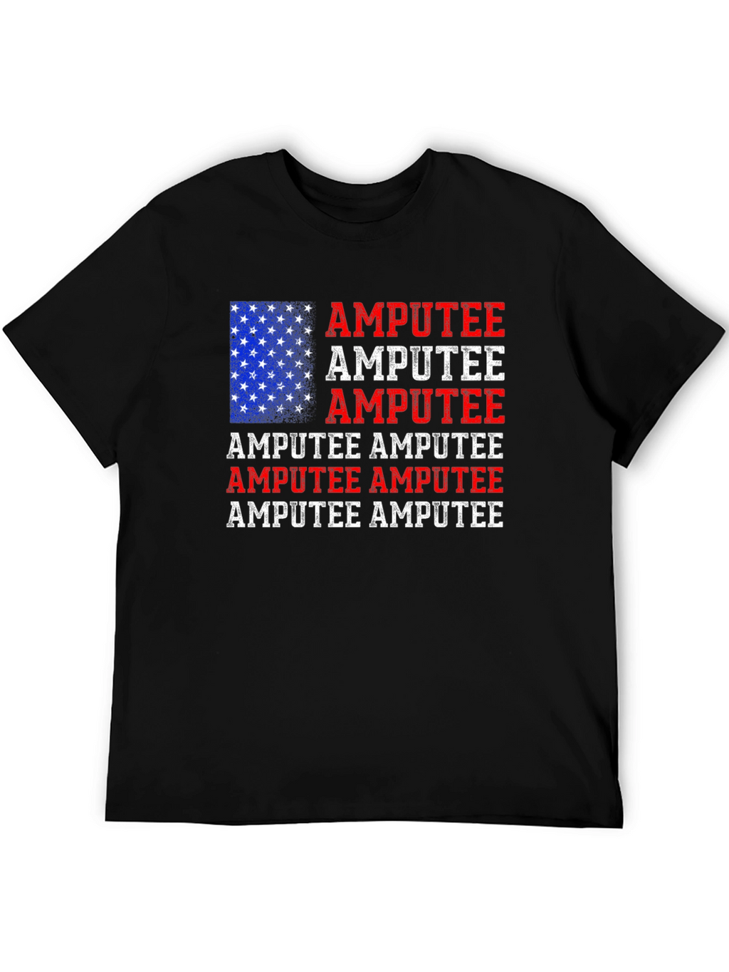 Amputee USA Flag Graphic Tee