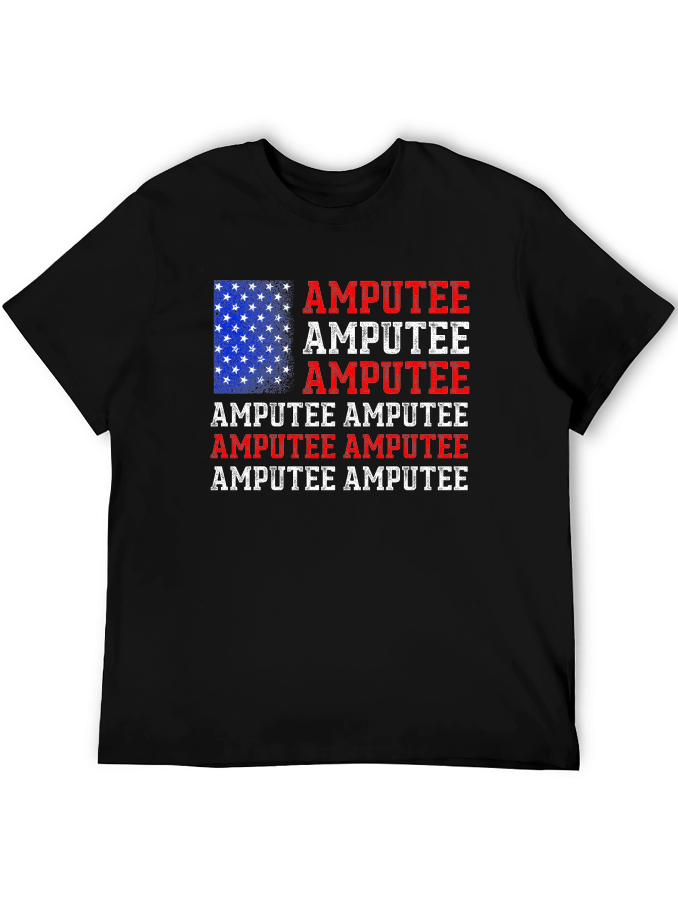 Amputee USA Flag Graphic Tee