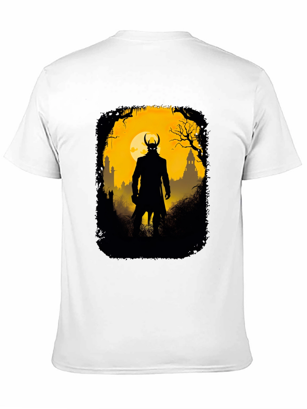 Silhouette Villain Graphic Tee - Black