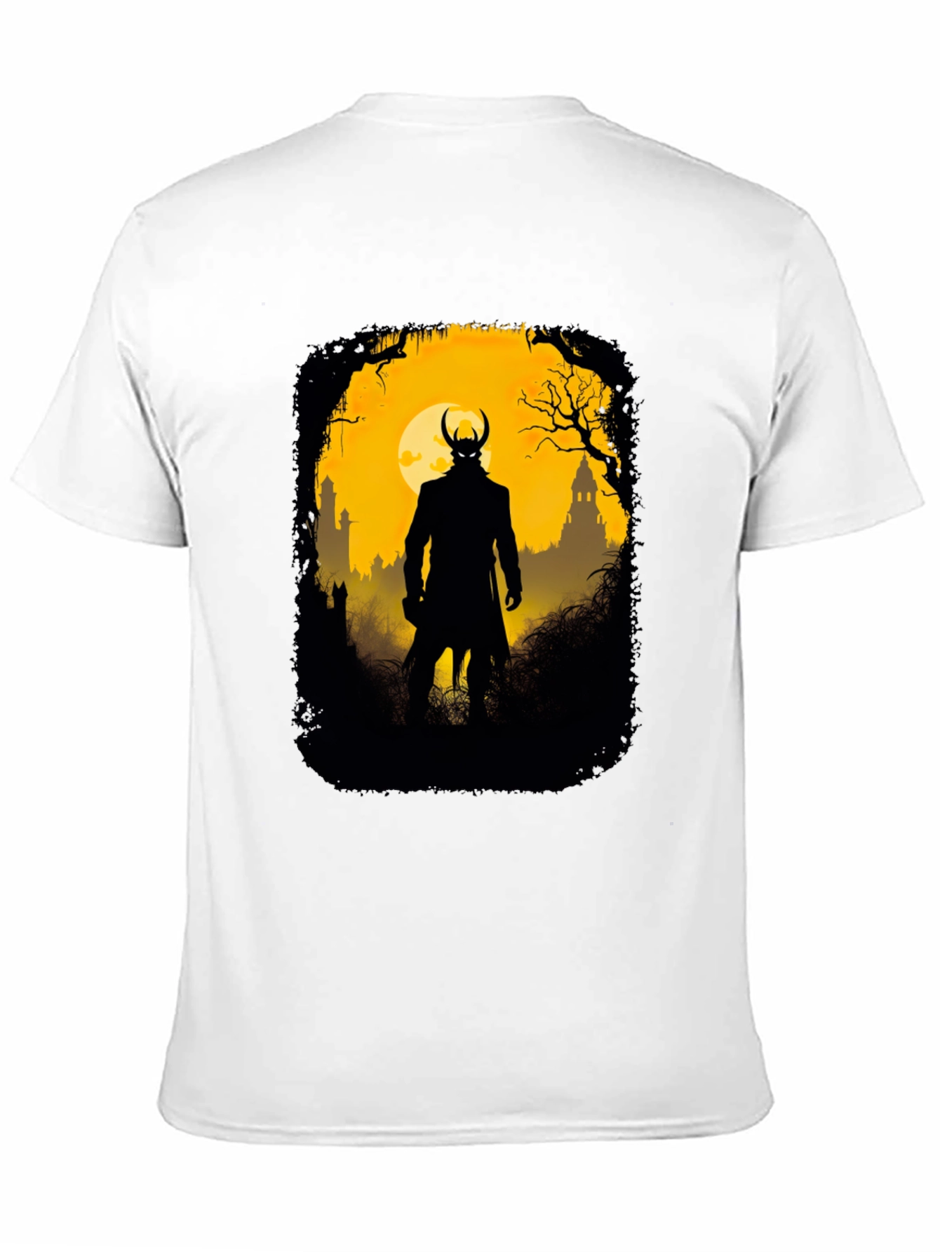 Silhouette Villain Graphic Tee - Black
