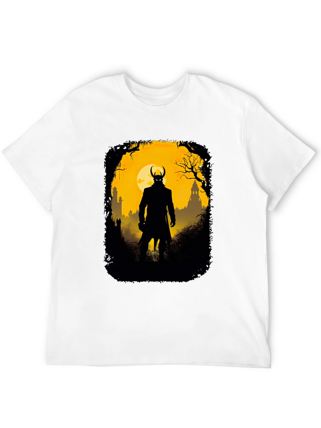 Silhouette Villain Graphic Tee - Black