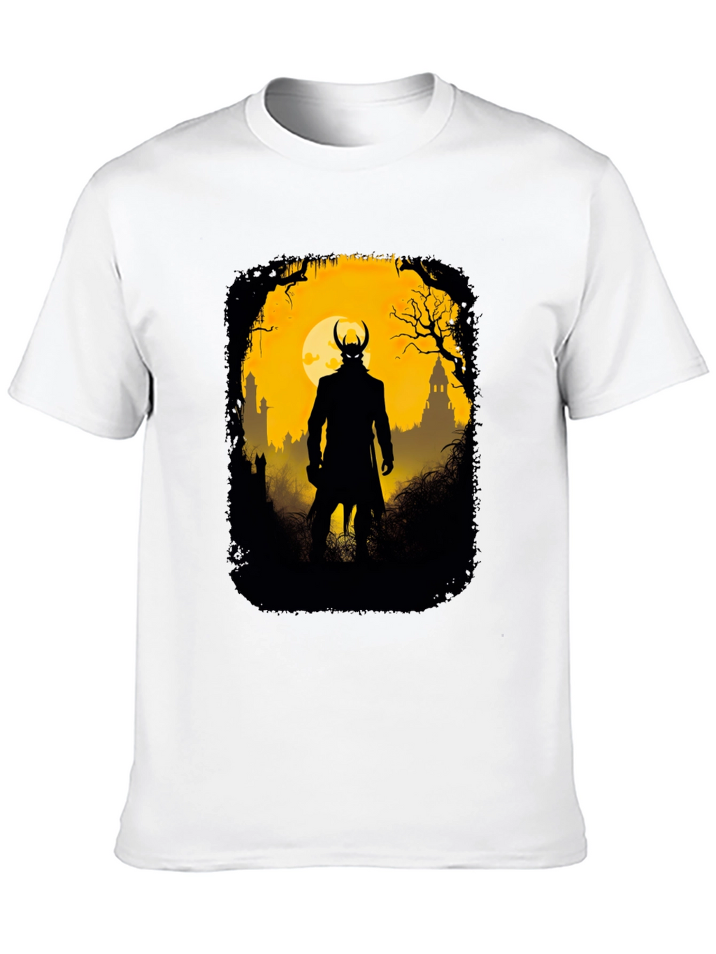 Silhouette Villain Graphic Tee - Black