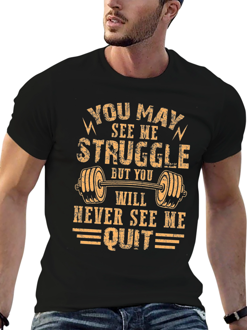 Motivational Workout Graphic Tee