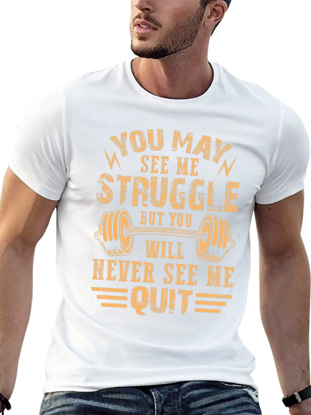 Motivational Workout Graphic Tee