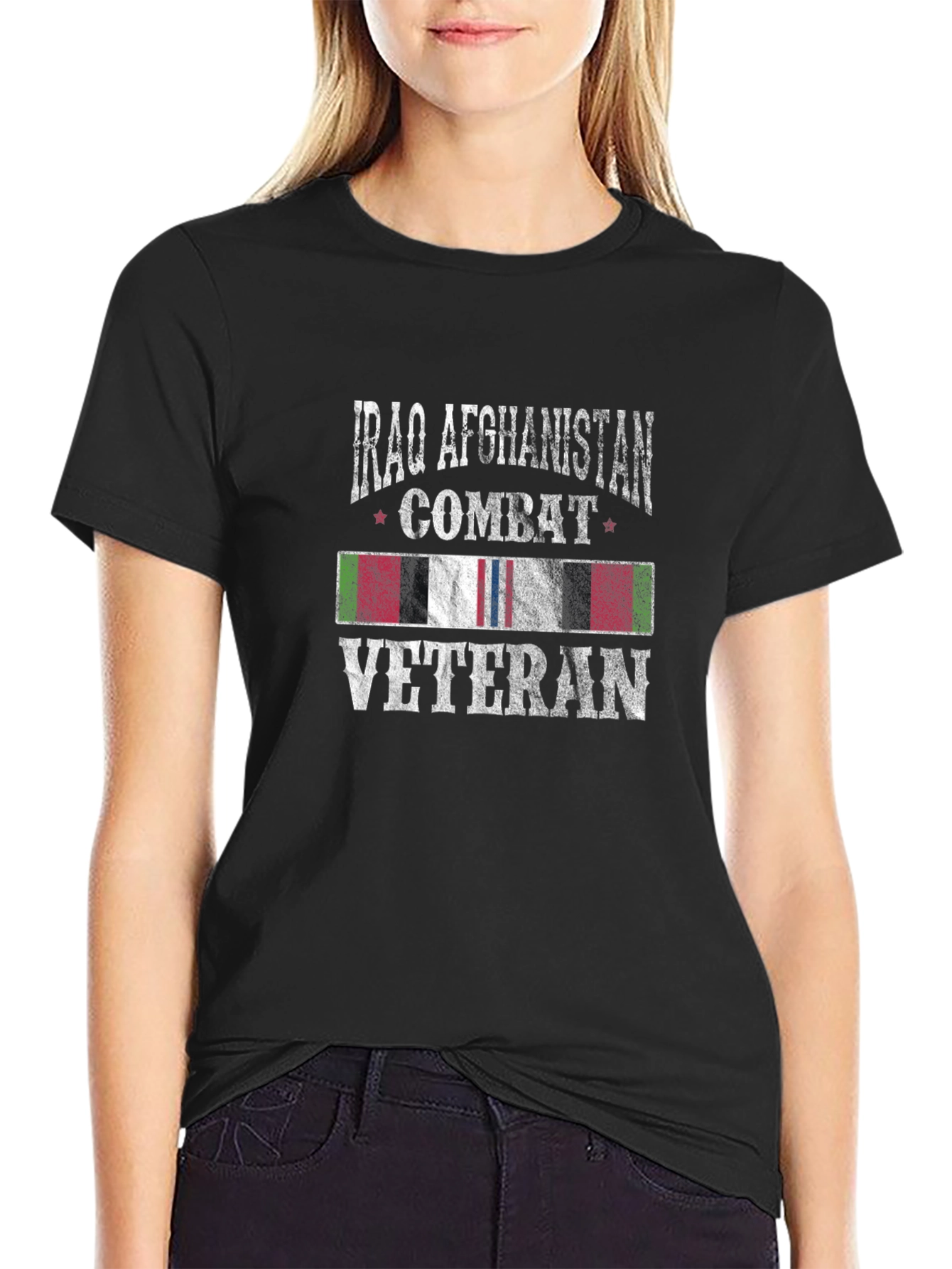 Iraq Afghanistan Combat Veteran T-Shirt