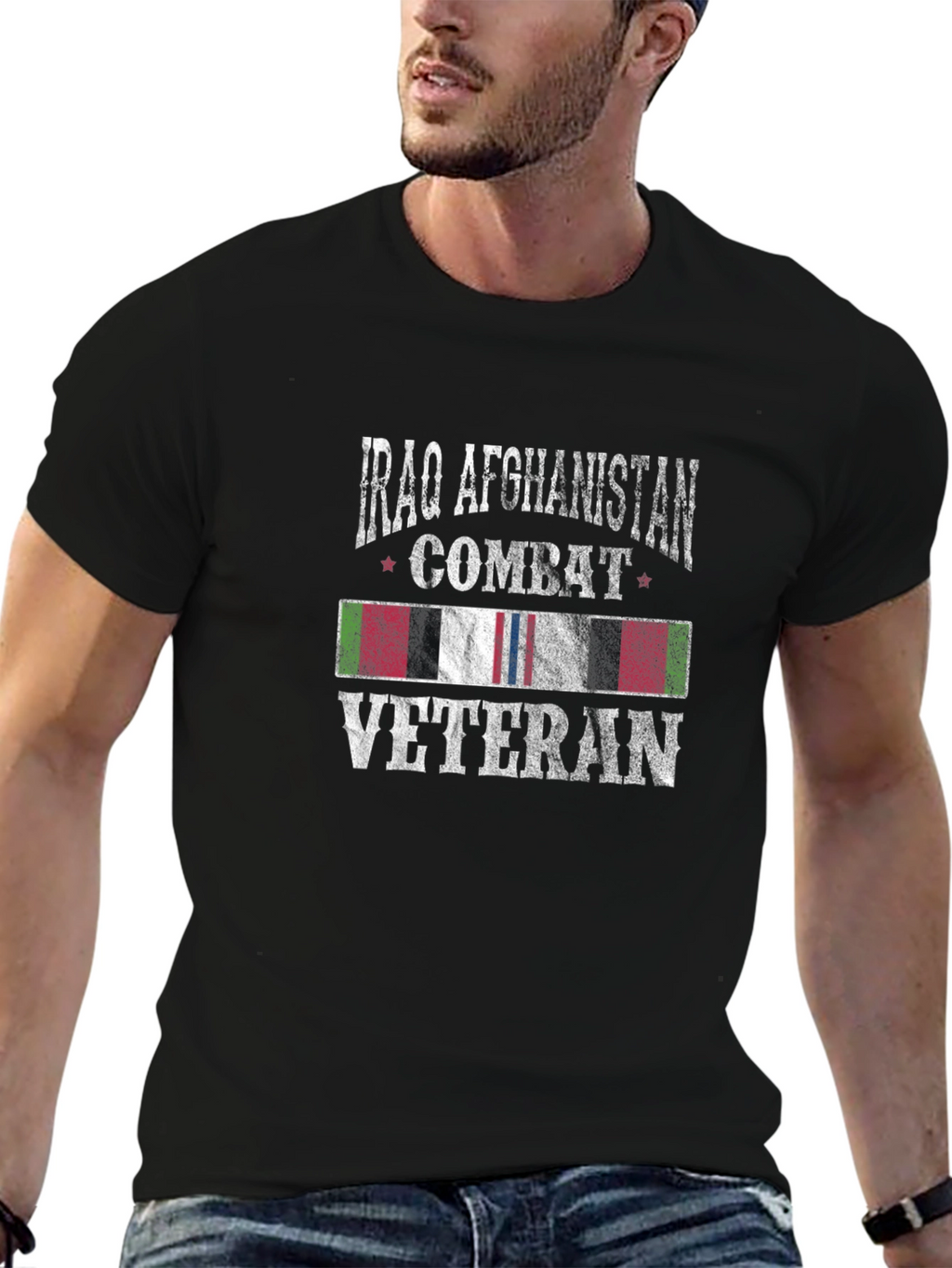 Iraq Afghanistan Combat Veteran T-Shirt