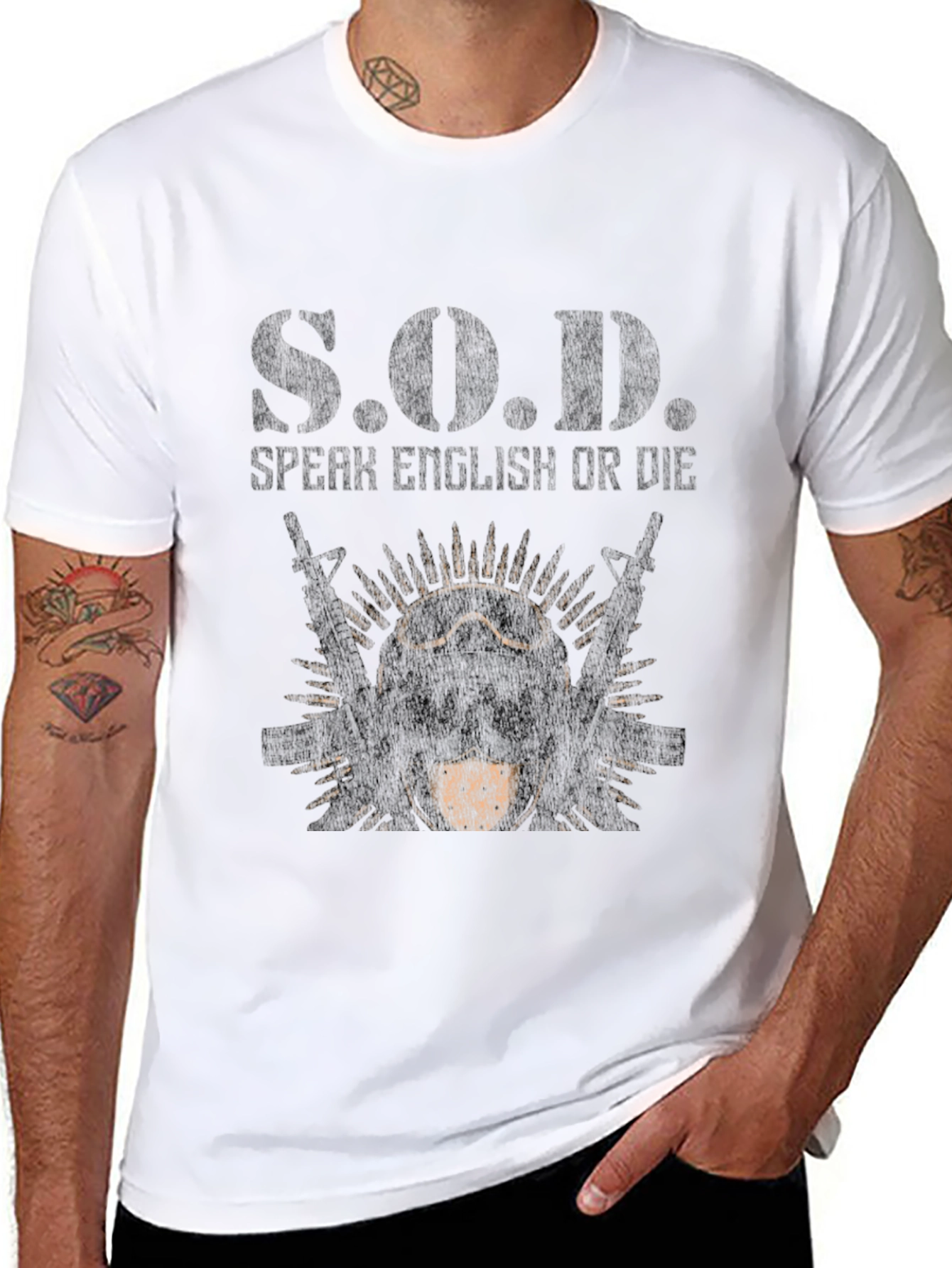 S.O.D. Speak English or Die Graphic T-Shirt