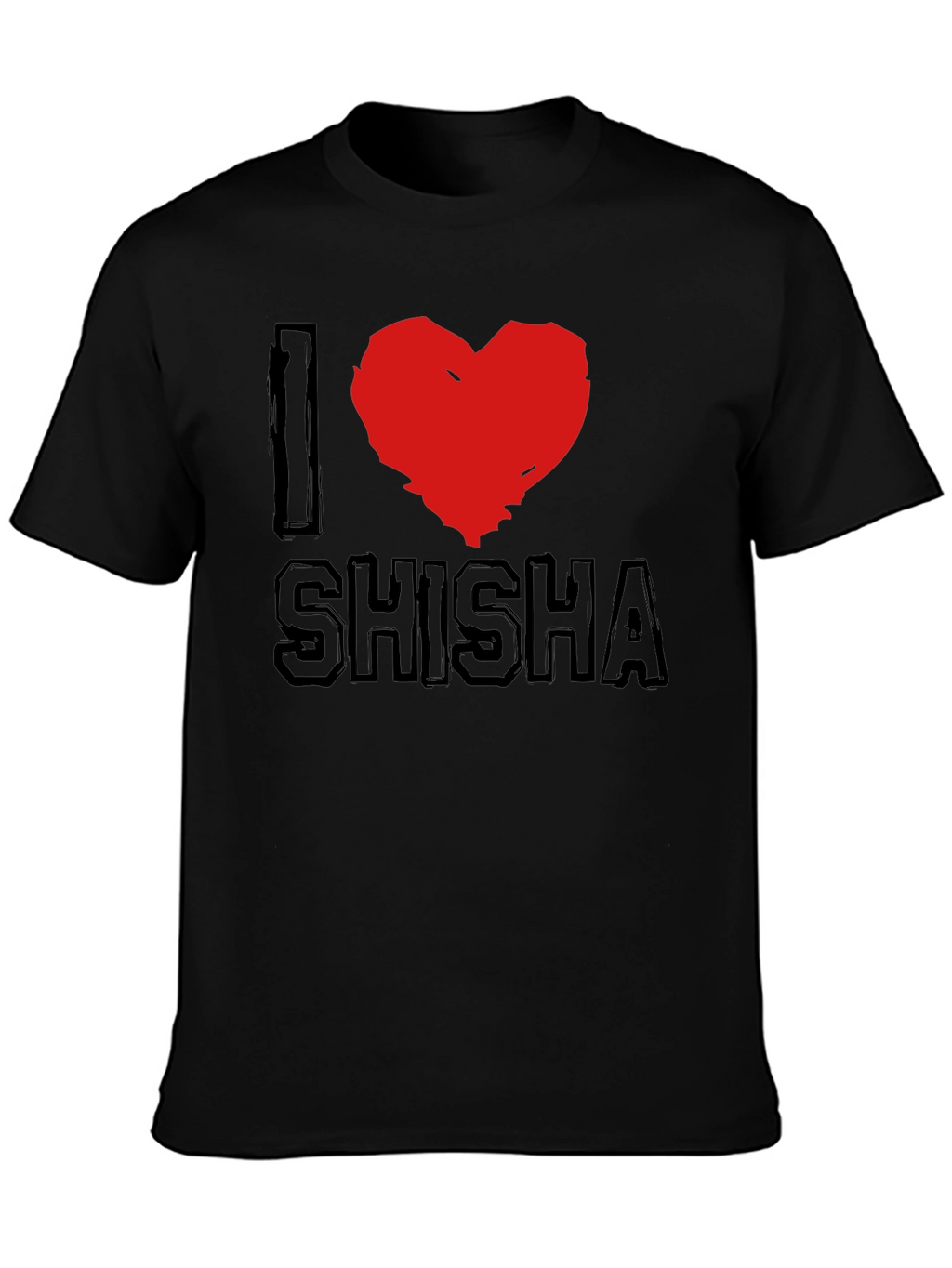 I Love Shisha Graphic T-Shirt - Casual Wear