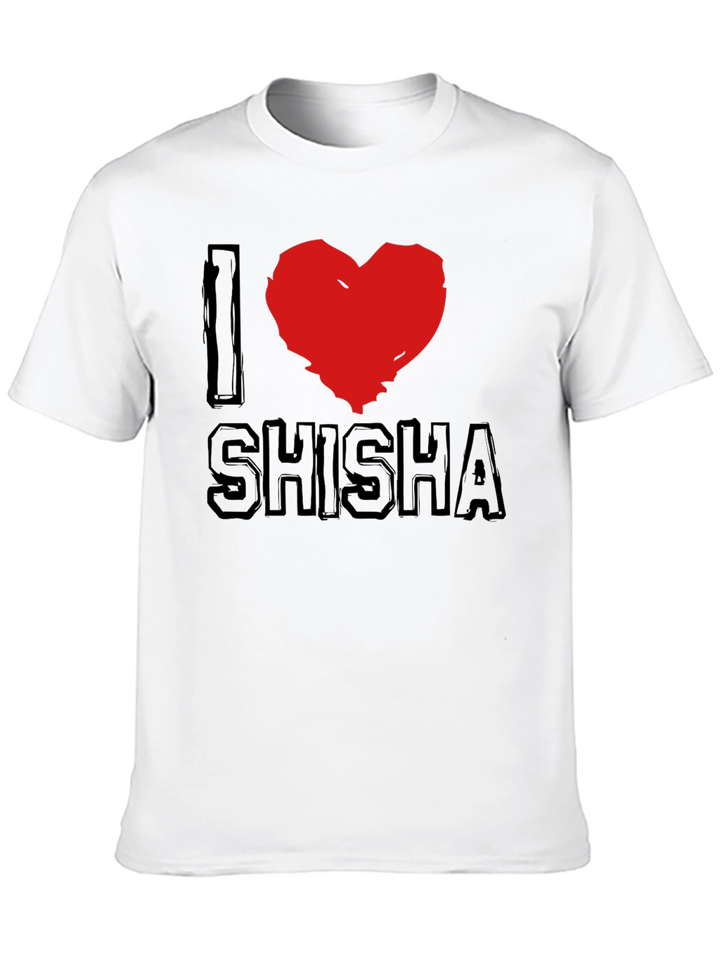 I Love Shisha Graphic T-Shirt - Casual Wear