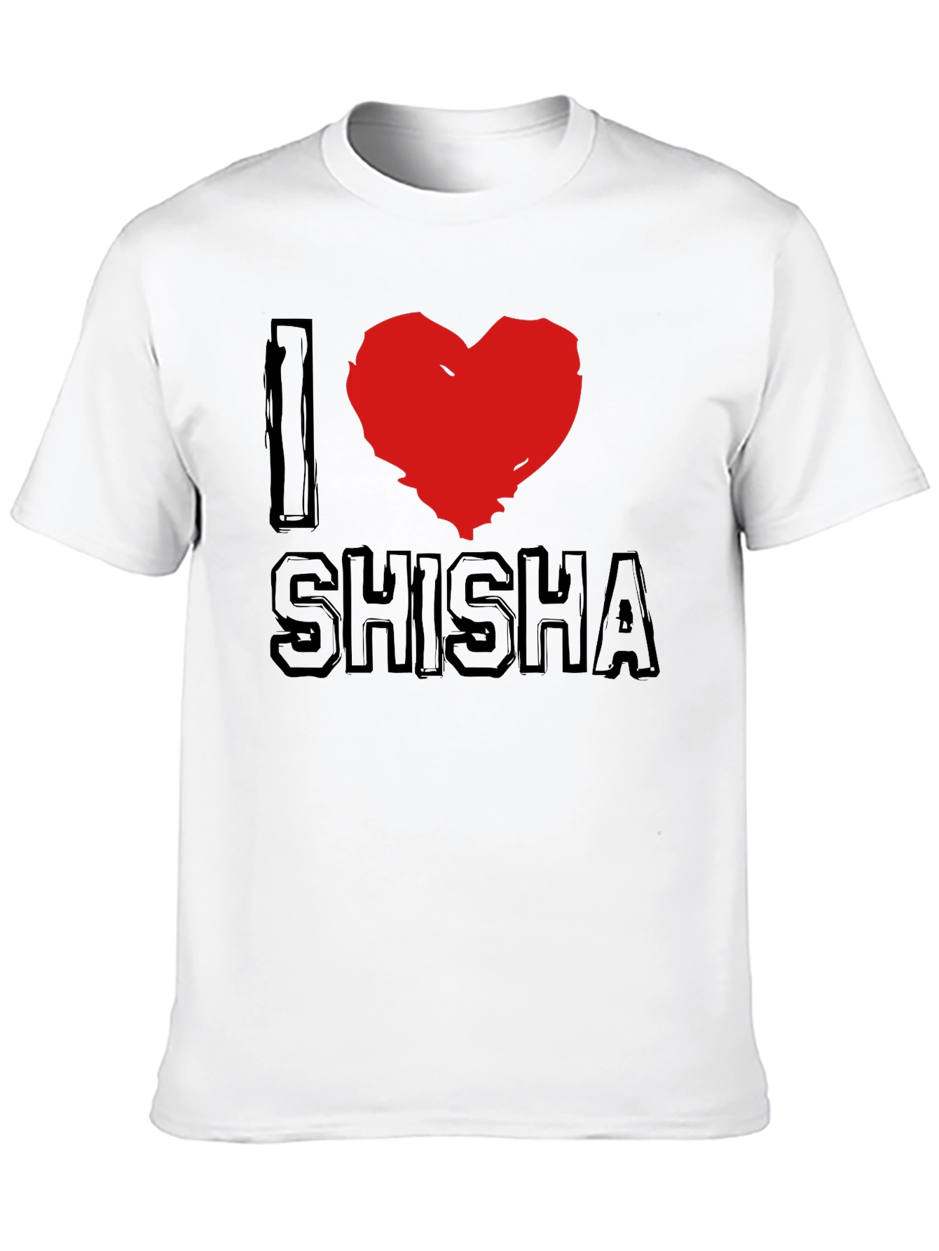 I Love Shisha Graphic T-Shirt - Casual Wear