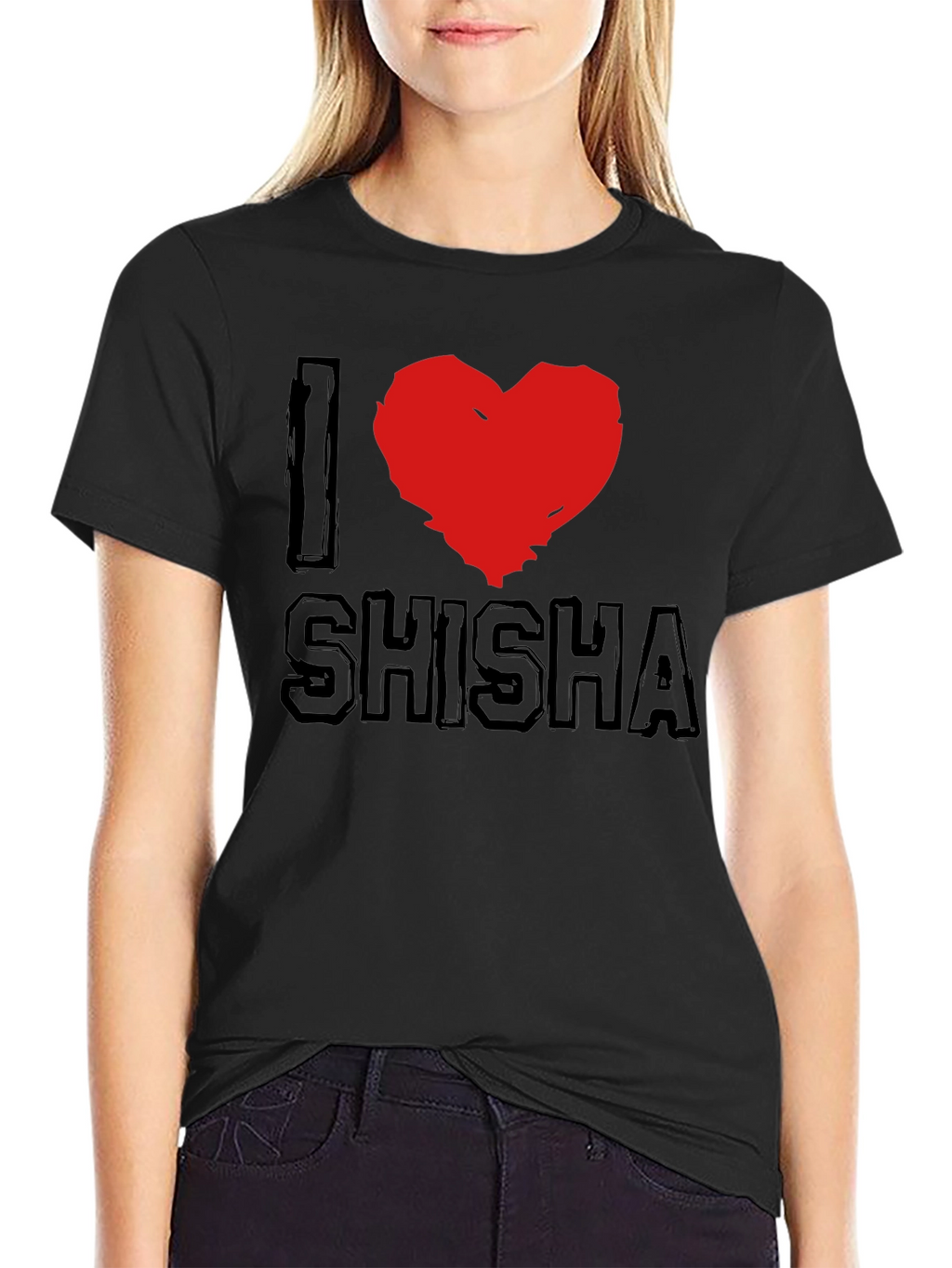 I Love Shisha Graphic T-Shirt - Casual Wear
