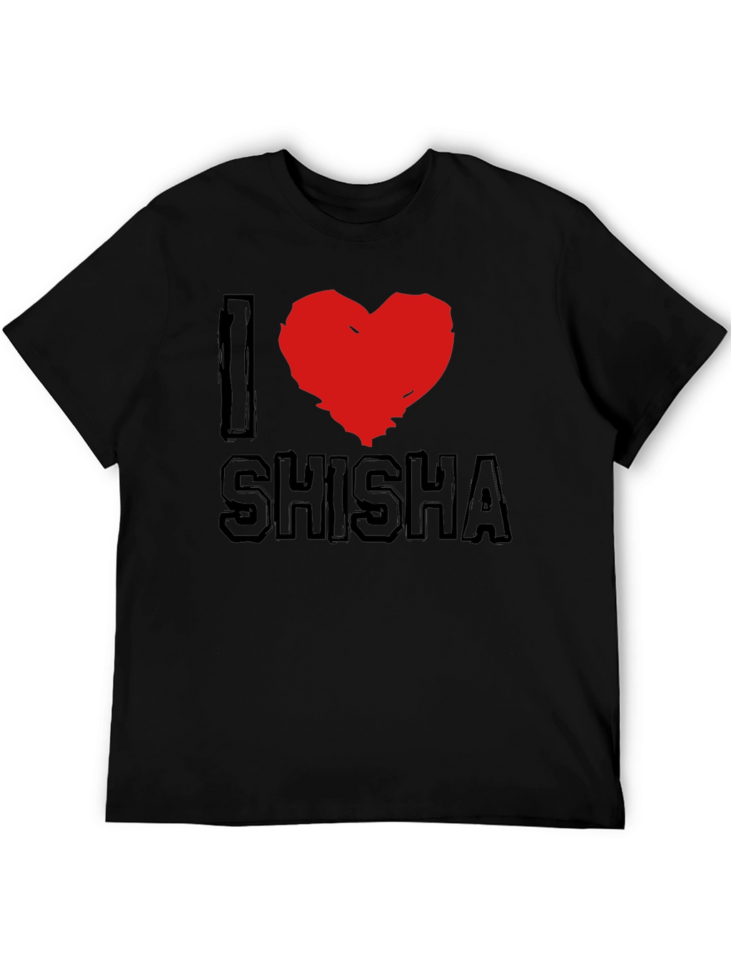 I Love Shisha Graphic T-Shirt - Casual Wear