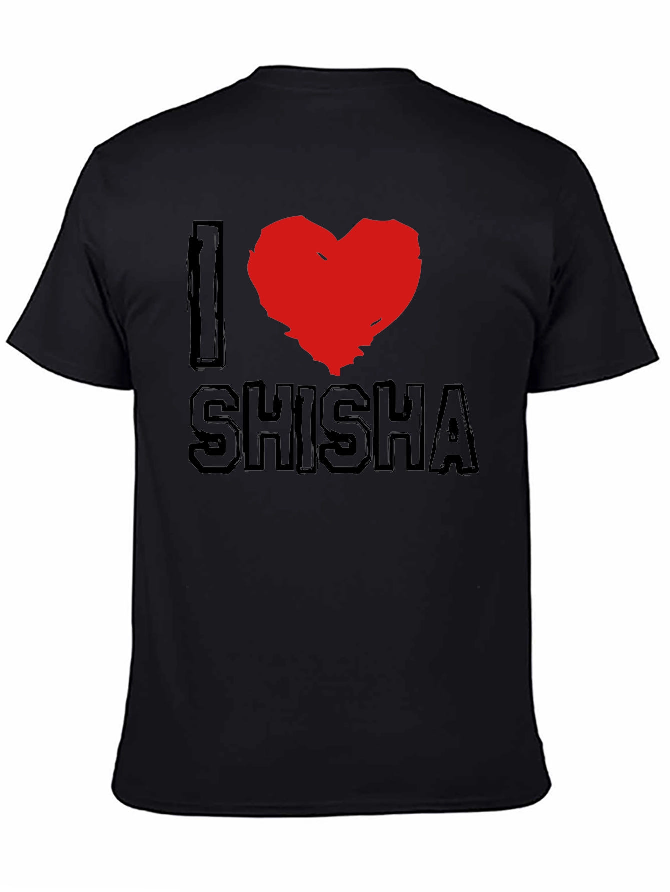 I Love Shisha Graphic T-Shirt - Casual Wear