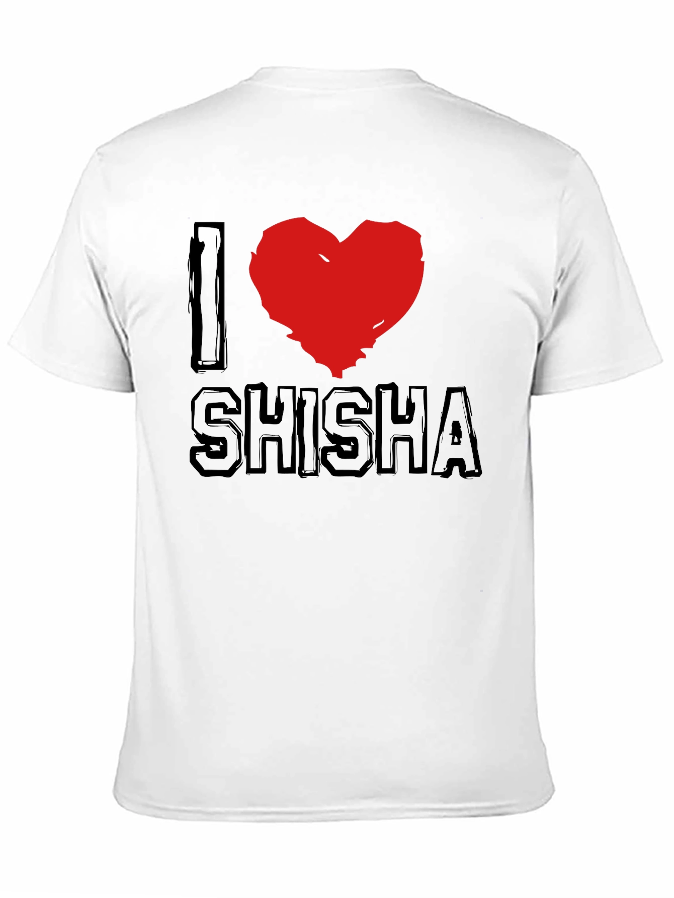I Love Shisha Graphic T-Shirt - Casual Wear