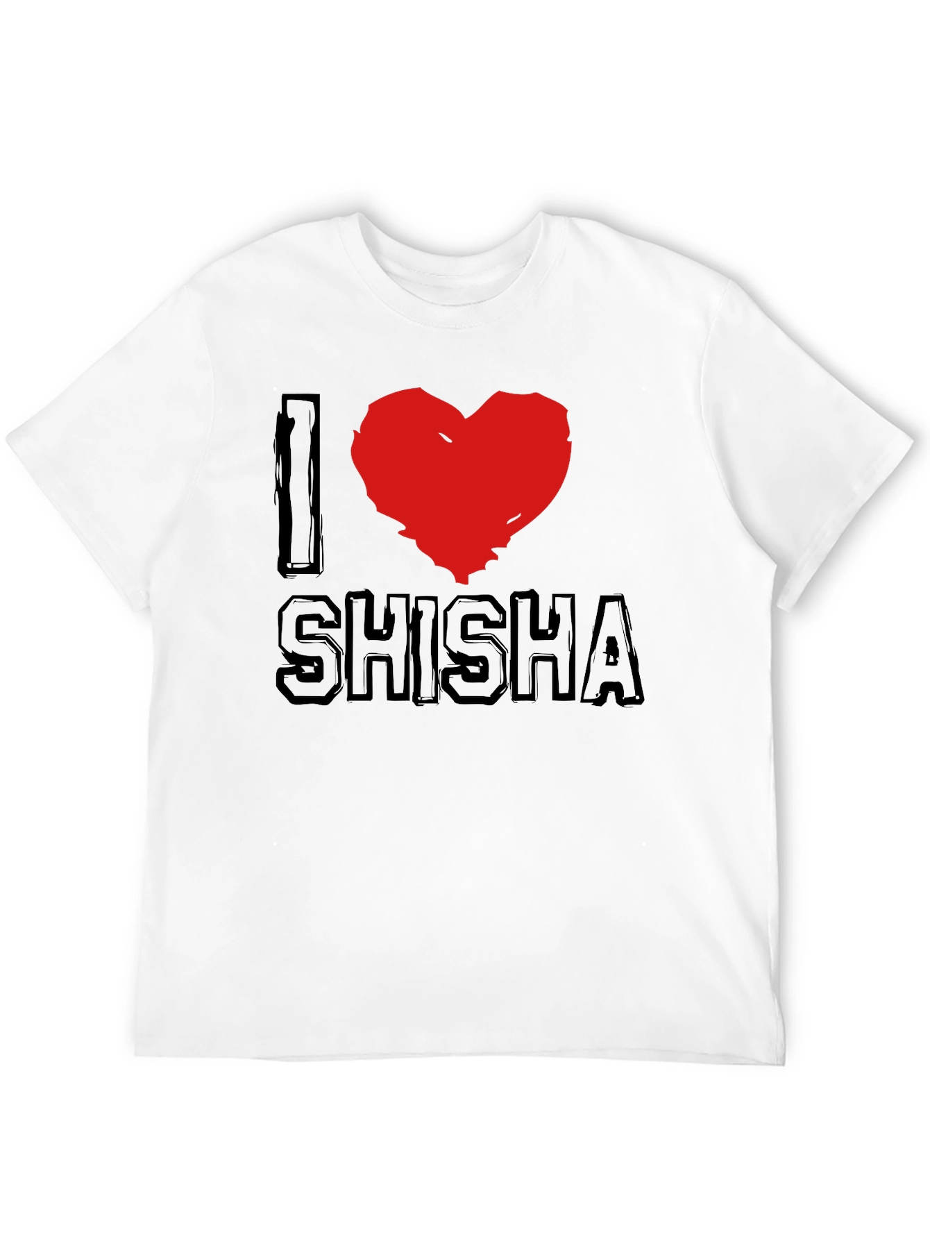 I Love Shisha Graphic T-Shirt - Casual Wear
