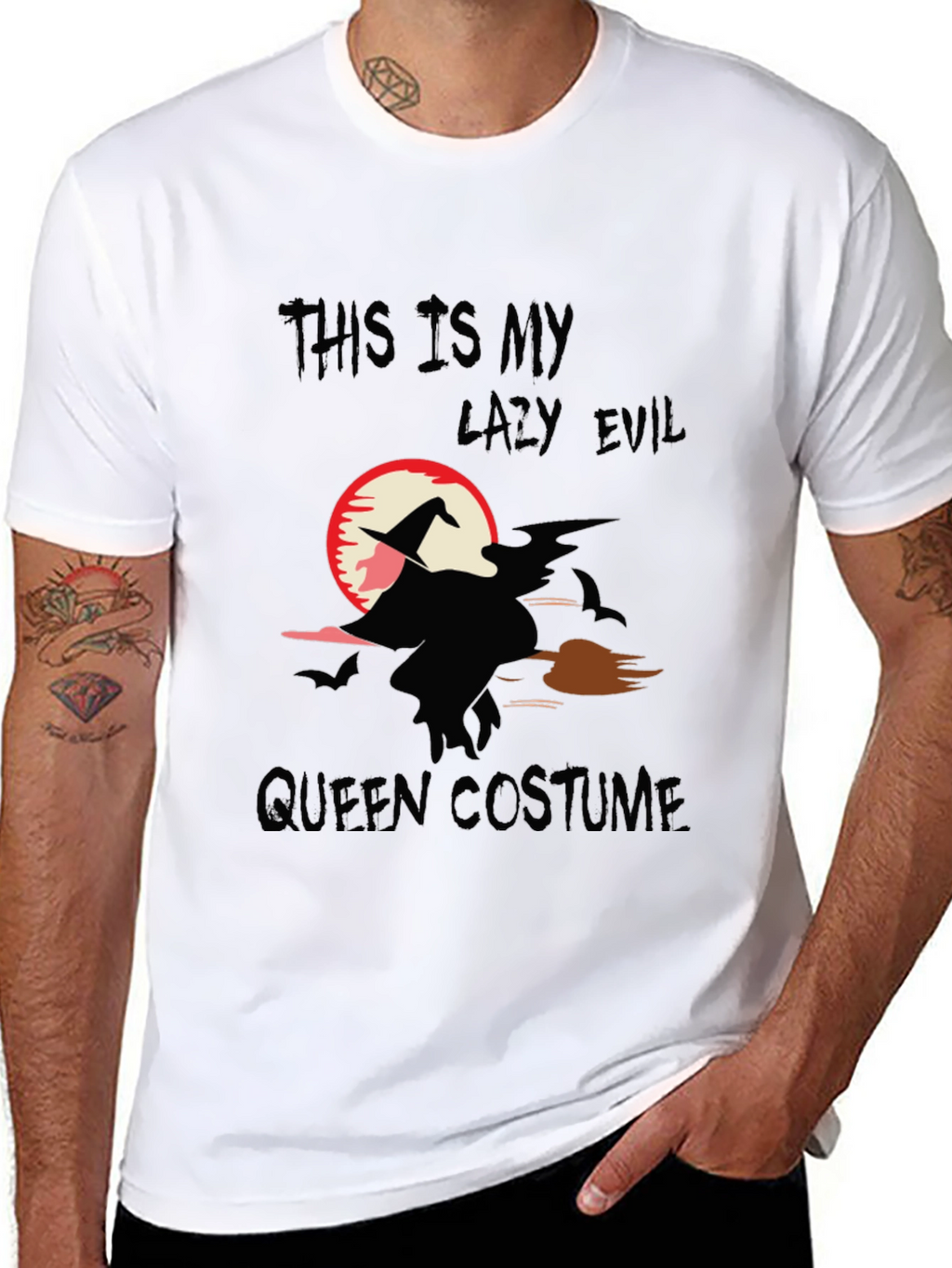 Lazy Evil Queen Costume Halloween T-Shirt