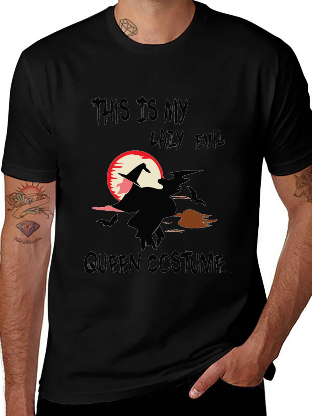 Lazy Evil Queen Costume Halloween T-Shirt