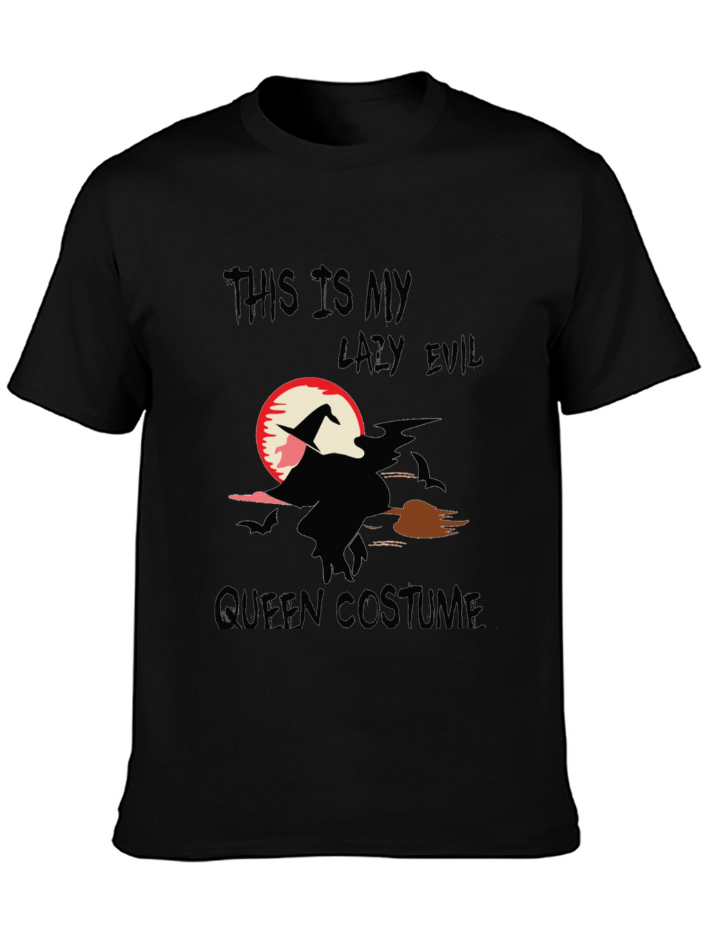 Lazy Evil Queen Costume Halloween T-Shirt