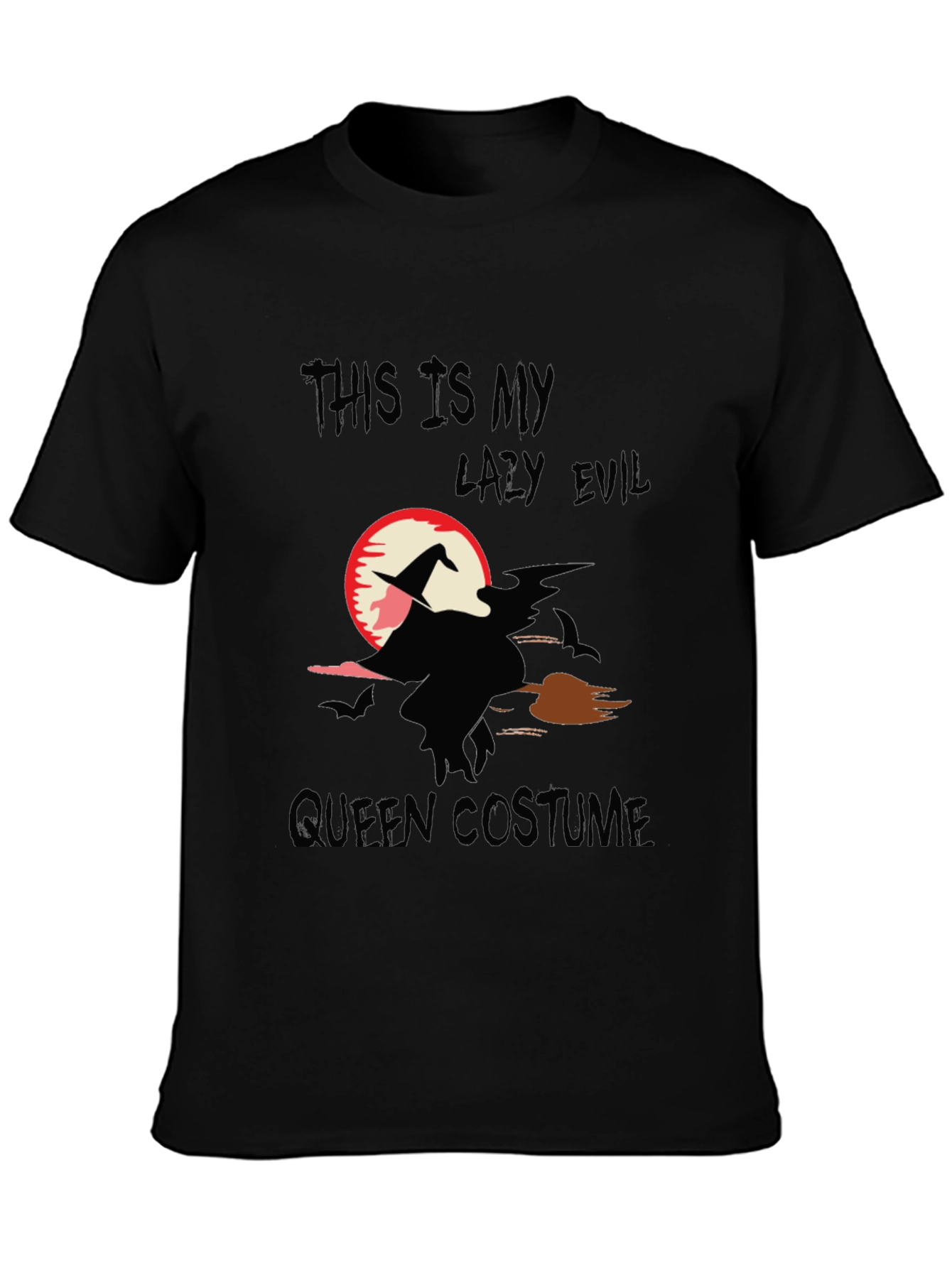 Lazy Evil Queen Costume Halloween T-Shirt