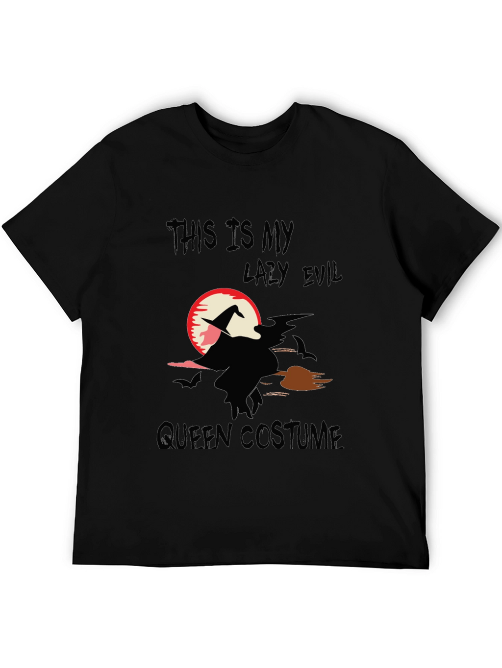 Lazy Evil Queen Costume Halloween T-Shirt
