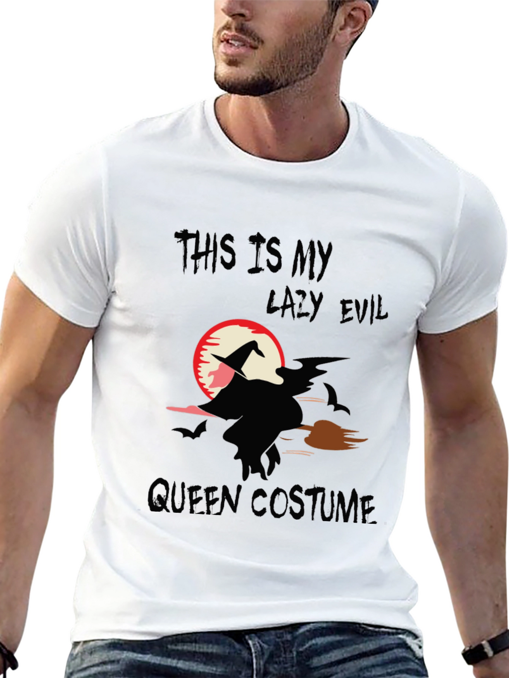Lazy Evil Queen Costume Halloween T-Shirt