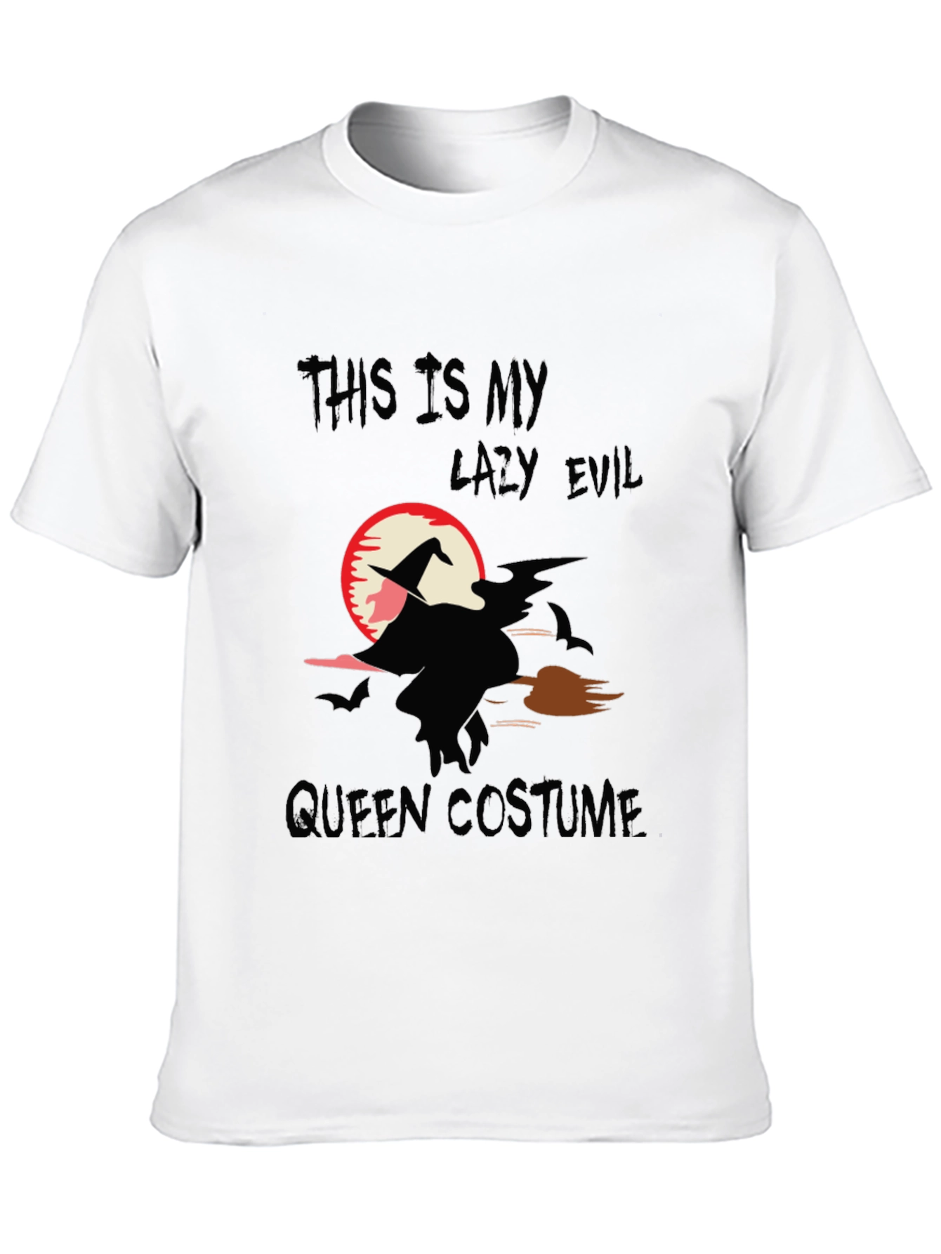 Lazy Evil Queen Costume Halloween T-Shirt