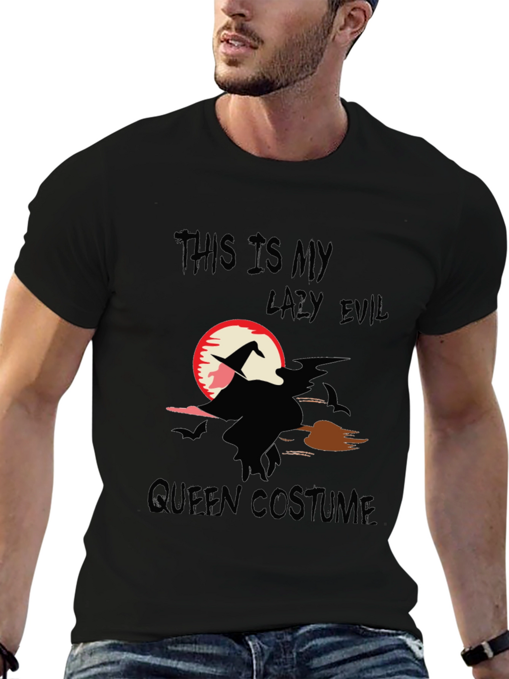 Lazy Evil Queen Costume Halloween T-Shirt