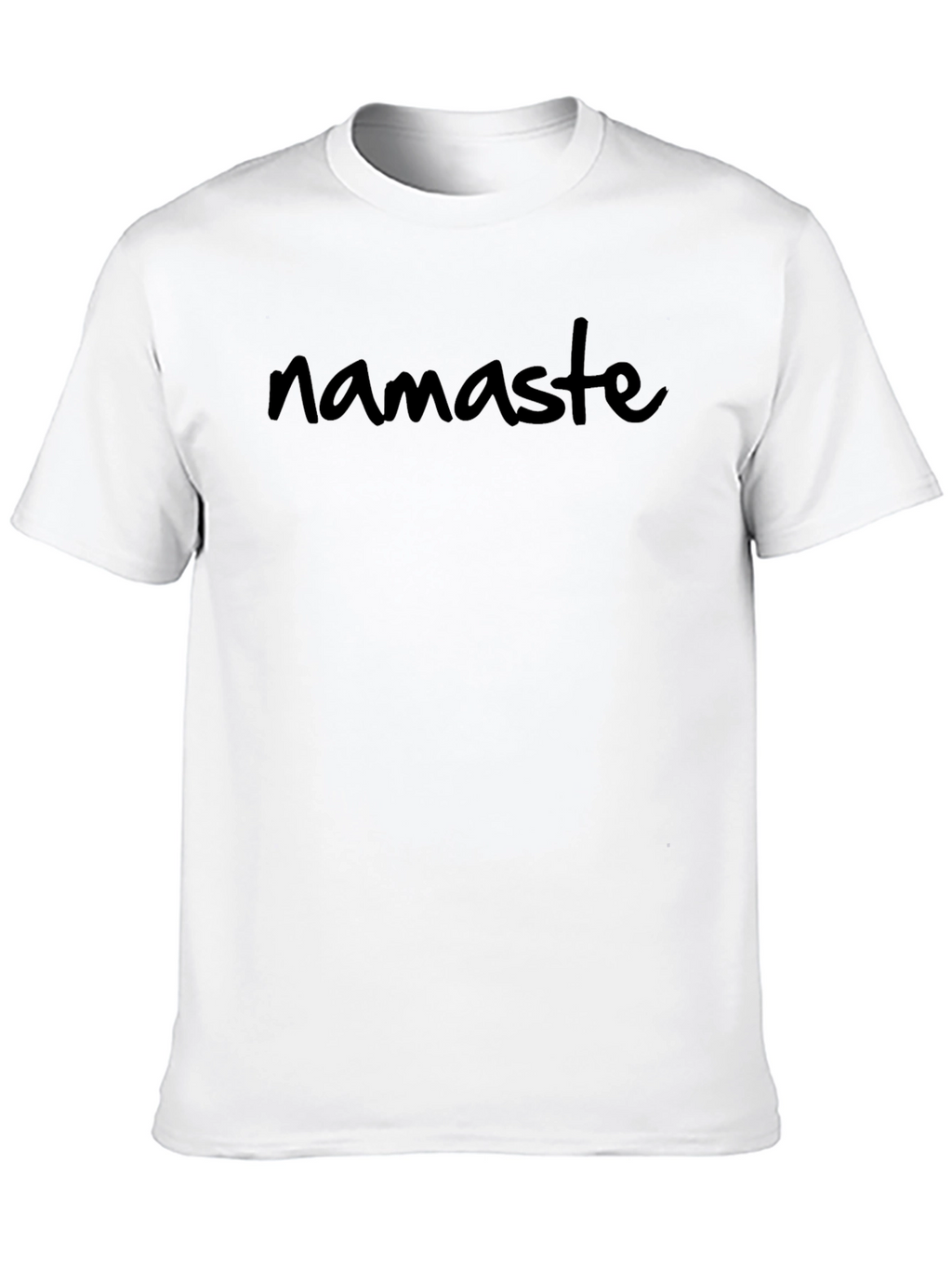 Namaste Black Graphic Tee | Soft Cotton Casual T-Shirt